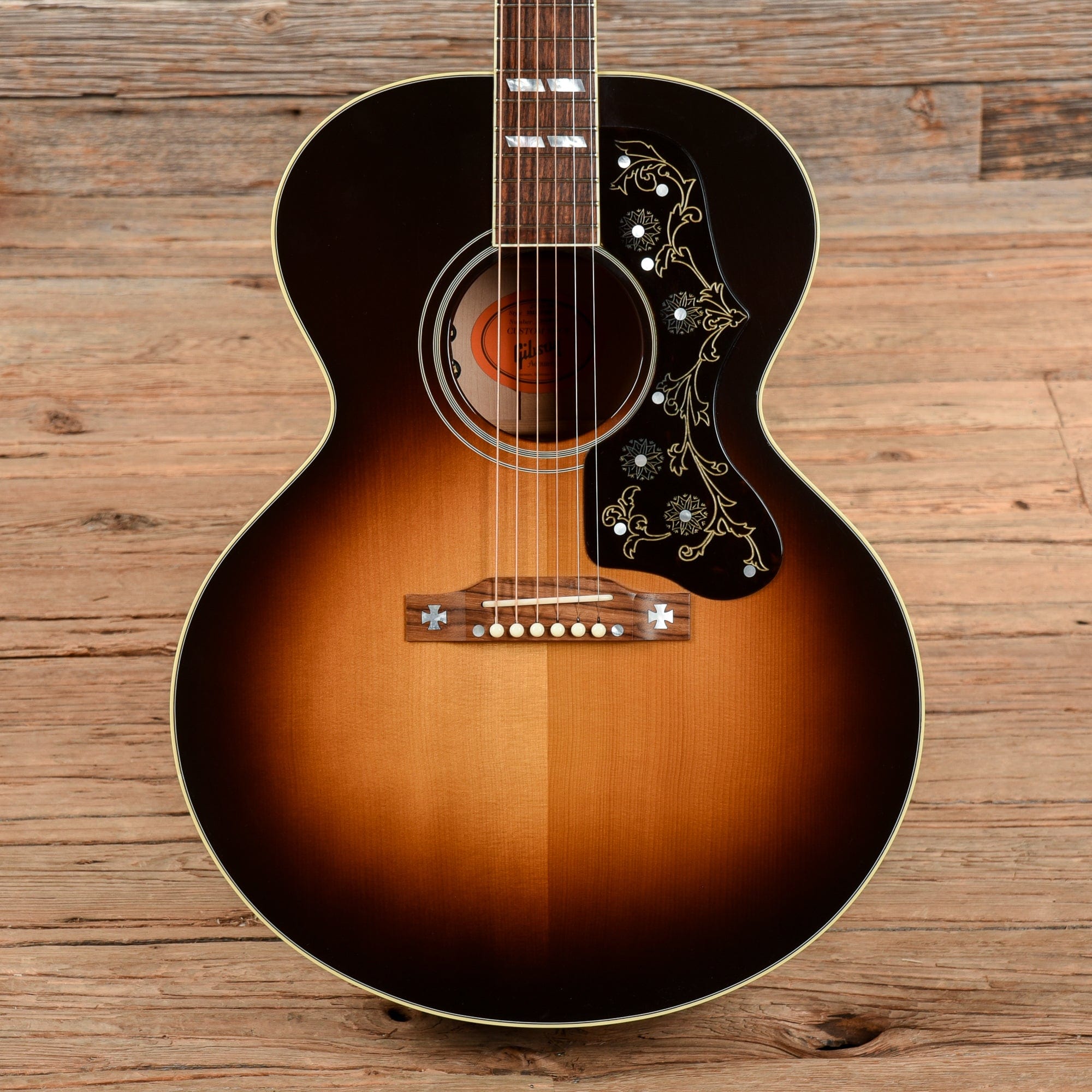 Gibson Custom Shop J-185 True VIntage Sunburst 2016 Acoustic Guitars / Jumbo