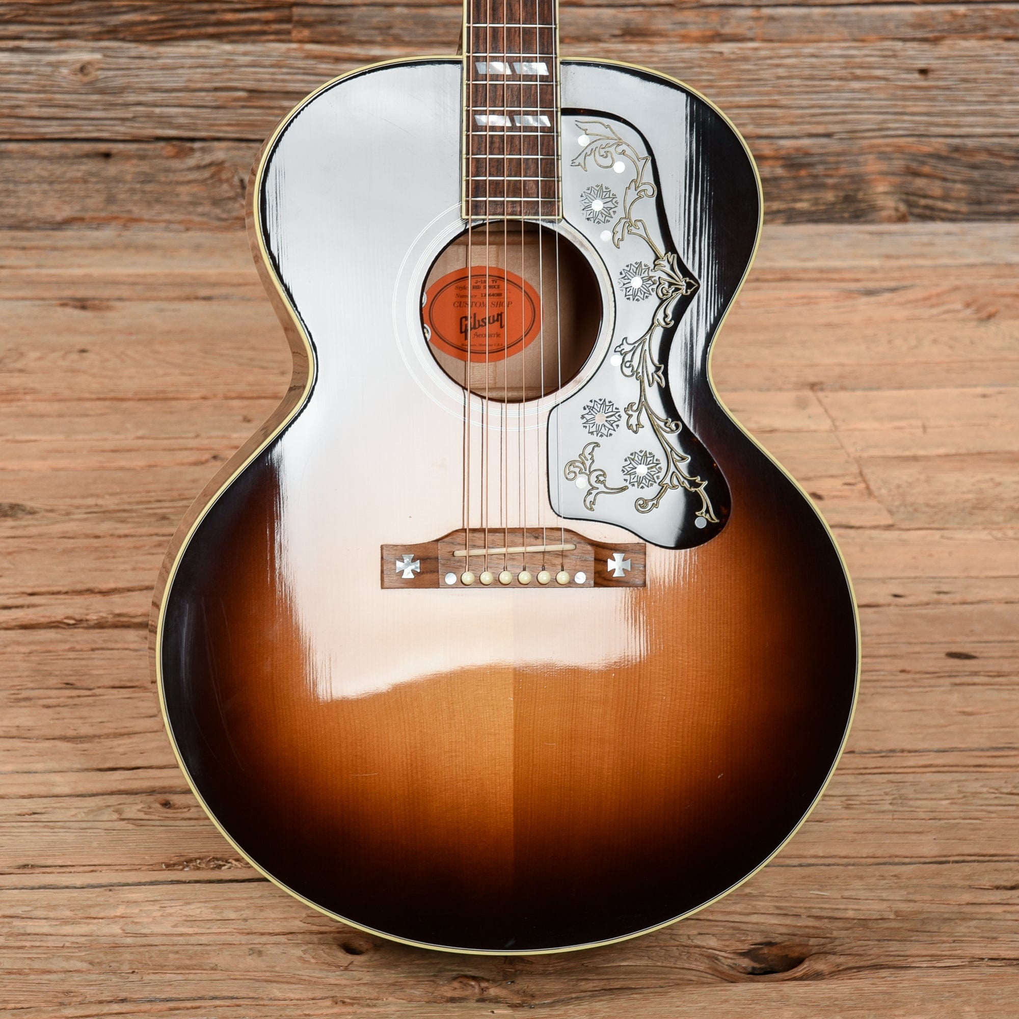 Gibson Custom Shop J-185 True VIntage Sunburst 2016 Acoustic Guitars / Jumbo