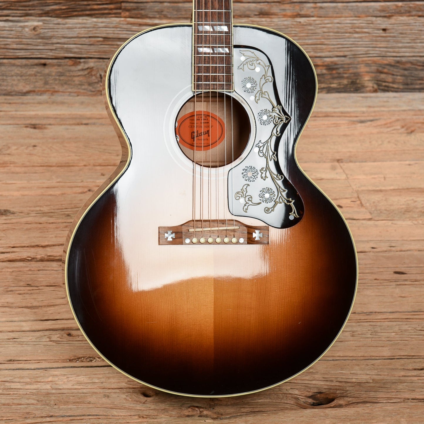 Gibson Custom Shop J-185 True VIntage Sunburst 2016 Acoustic Guitars / Jumbo
