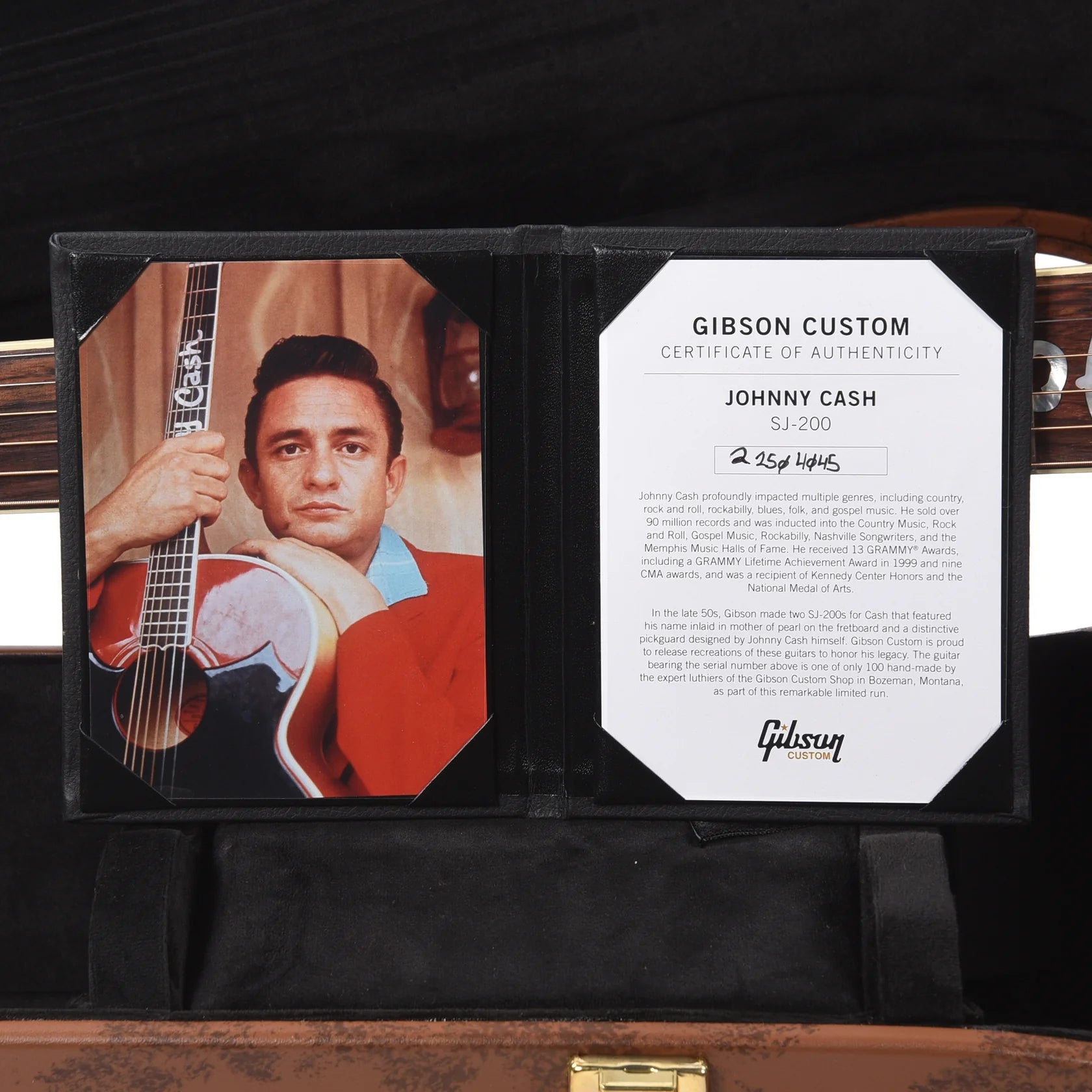 Gibson Custom Shop Limited Edition Johnny Cash SJ-200 Vintage Cherry Sunburst Acoustic Guitars / Jumbo