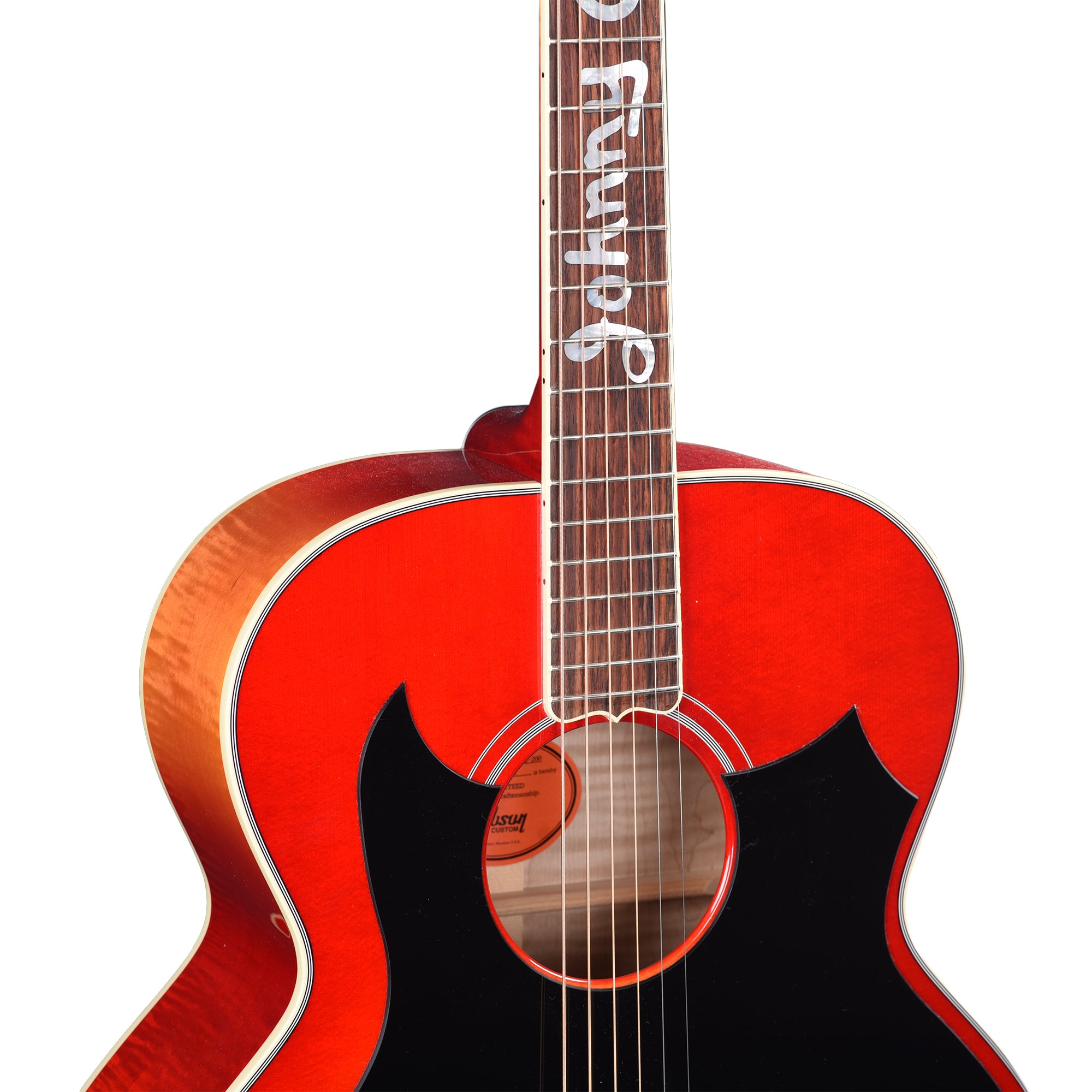 Gibson Custom Shop Limited Edition Johnny Cash SJ-200 Vintage Cherry Sunburst Acoustic Guitars / Jumbo