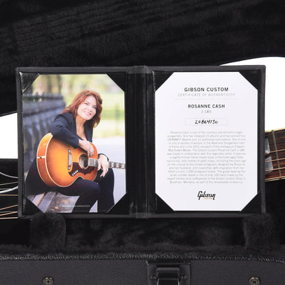 Gibson Custom Shop Limited Edition Rosanne Cash J-185 Heritage Cherry Sunburst Acoustic Guitars / Jumbo