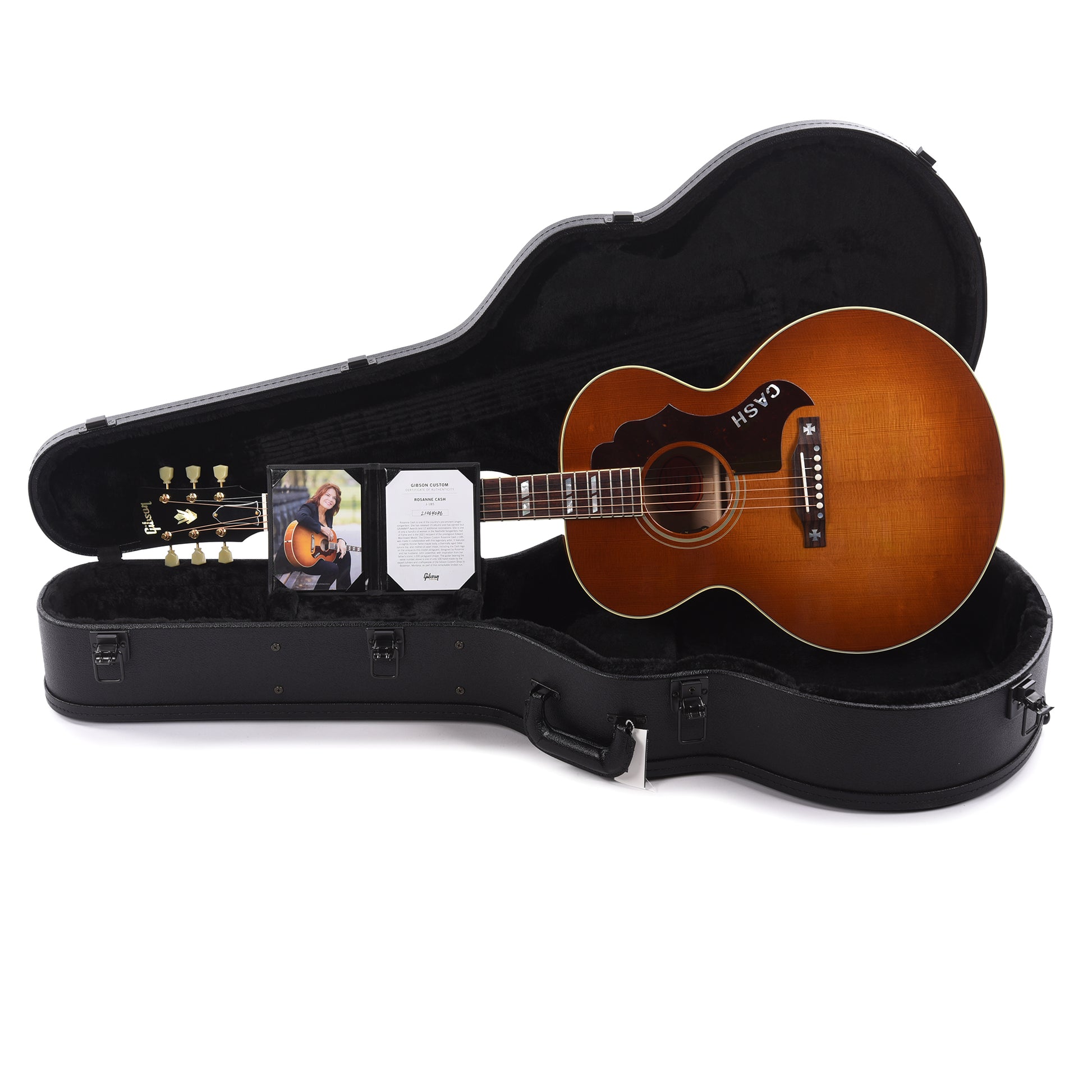 Gibson Custom Shop Limited Edition Rosanne Cash J-185 Heritage Cherry Sunburst Acoustic Guitars / Jumbo