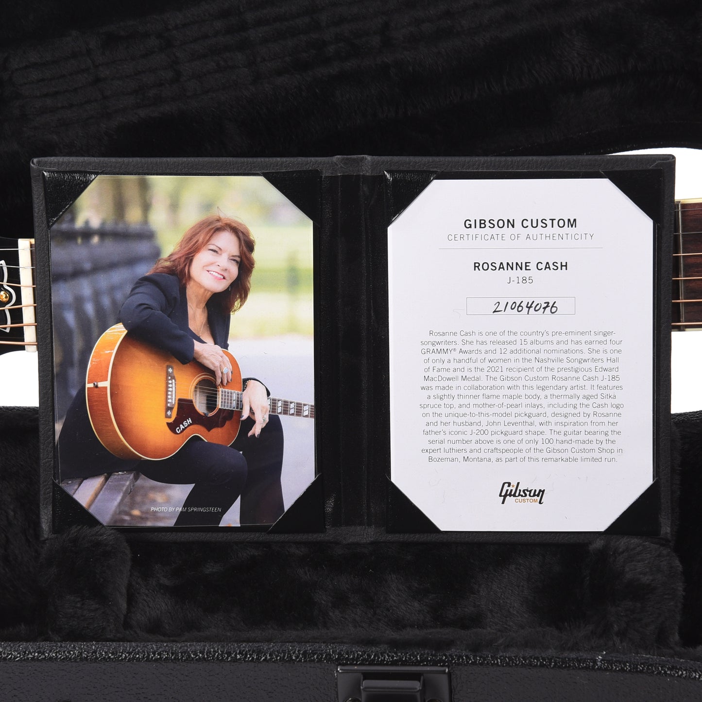 Gibson Custom Shop Limited Edition Rosanne Cash J-185 Heritage Cherry Sunburst Acoustic Guitars / Jumbo
