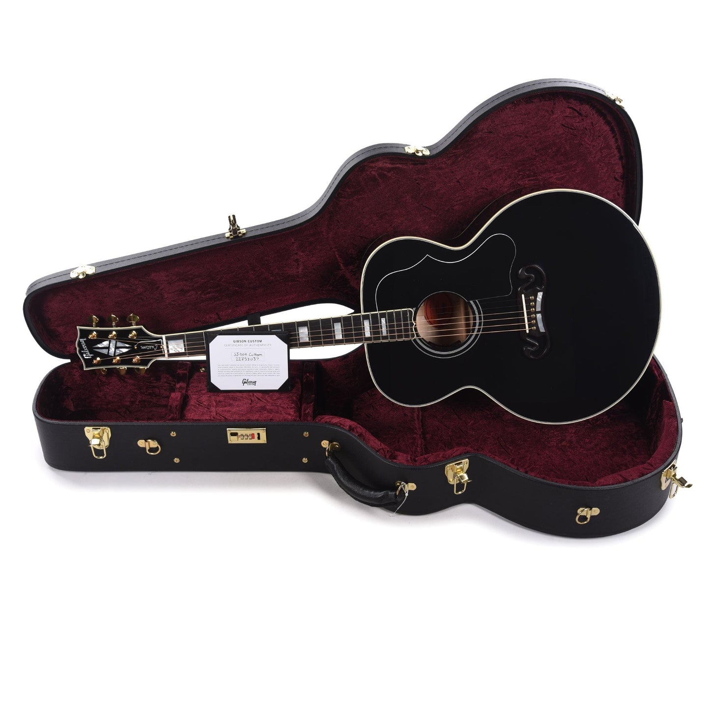 Gibson Custom Shop Modern SJ-200 Custom Ebony Acoustic Guitars / Jumbo