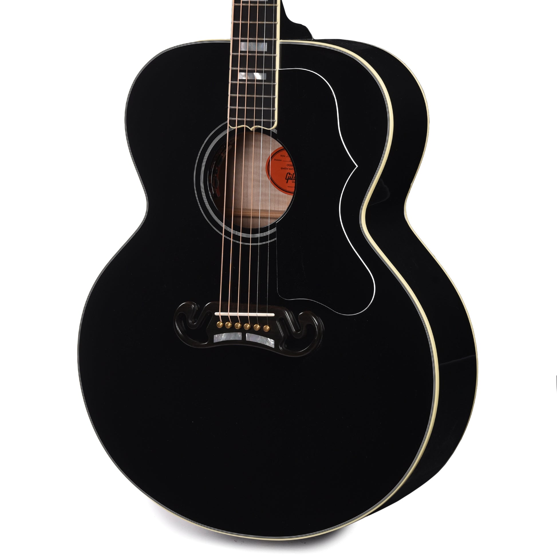 Gibson Custom Shop Modern SJ-200 Custom Ebony Acoustic Guitars / Jumbo