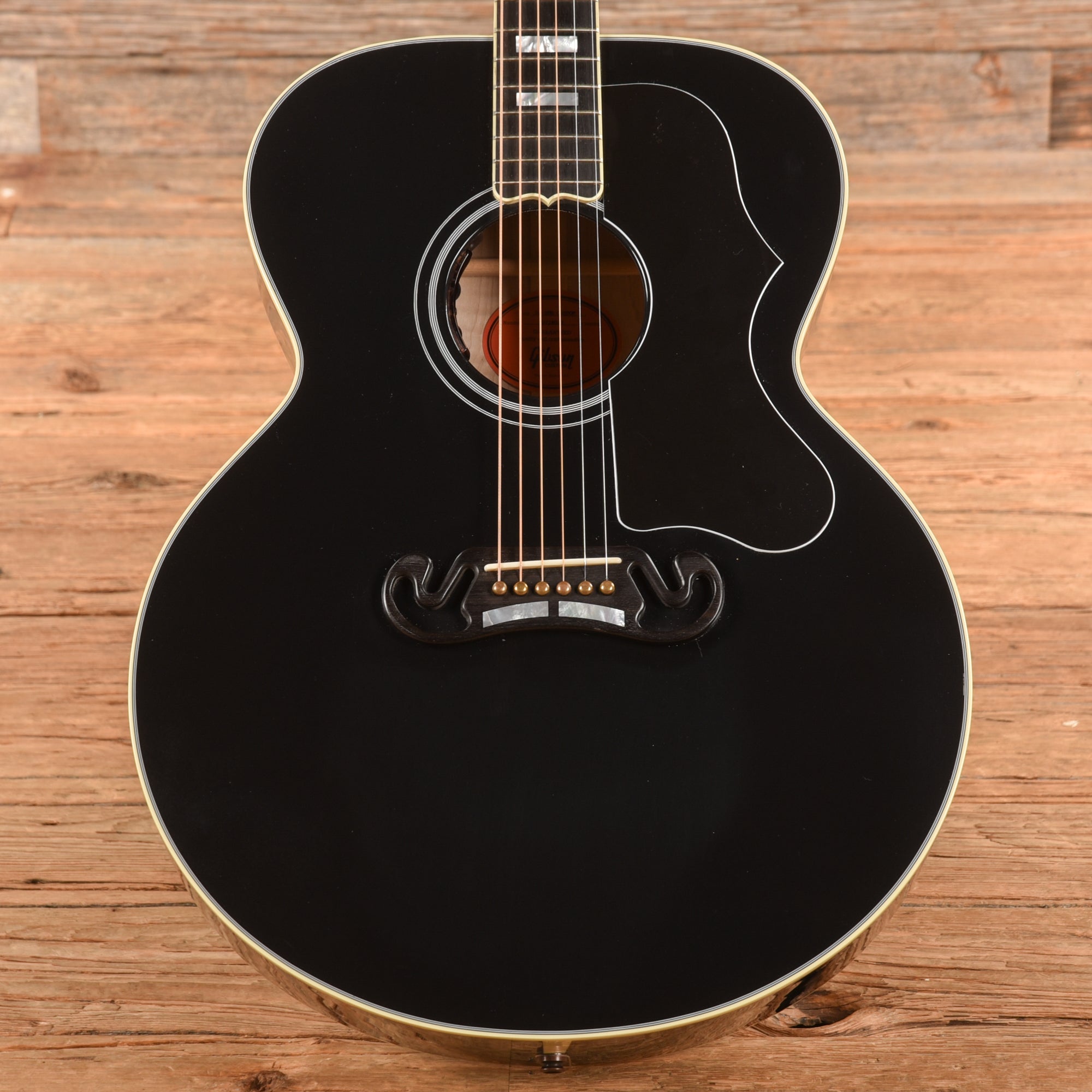 Gibson Gibson Custom Modern SJ-200 Custom Ebony 2024 Acoustic Guitars / Jumbo