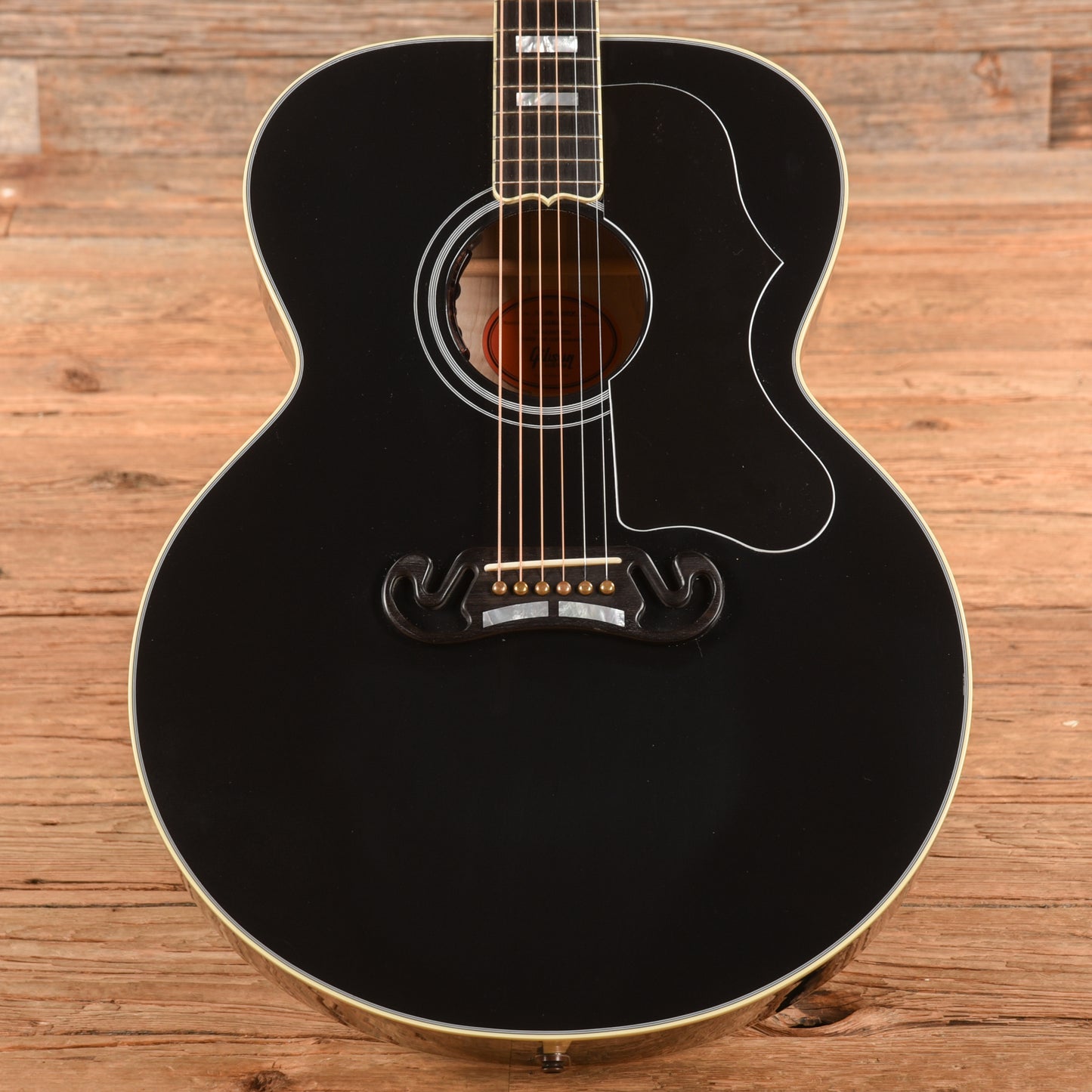 Gibson Gibson Custom Modern SJ-200 Custom Ebony 2024 Acoustic Guitars / Jumbo