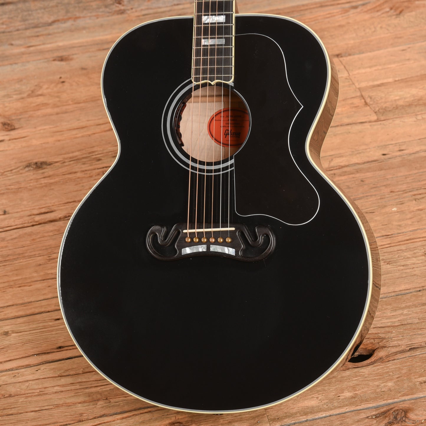 Gibson Gibson Custom Modern SJ-200 Custom Ebony 2024 Acoustic Guitars / Jumbo