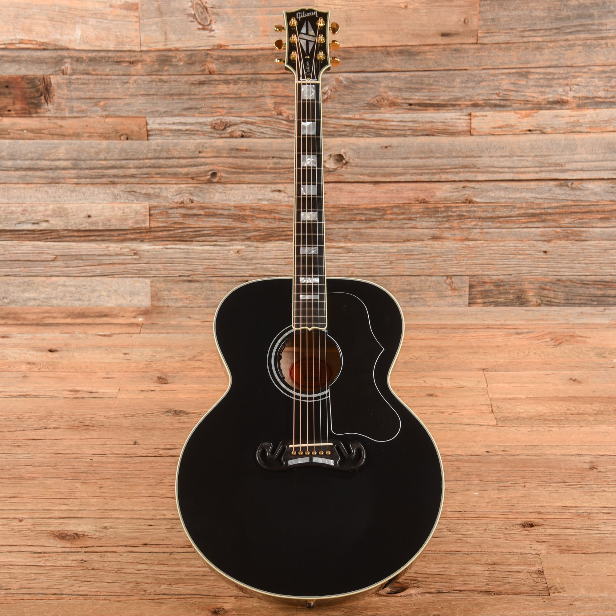 Gibson Gibson Custom Modern SJ-200 Custom Ebony 2024 Acoustic Guitars / Jumbo