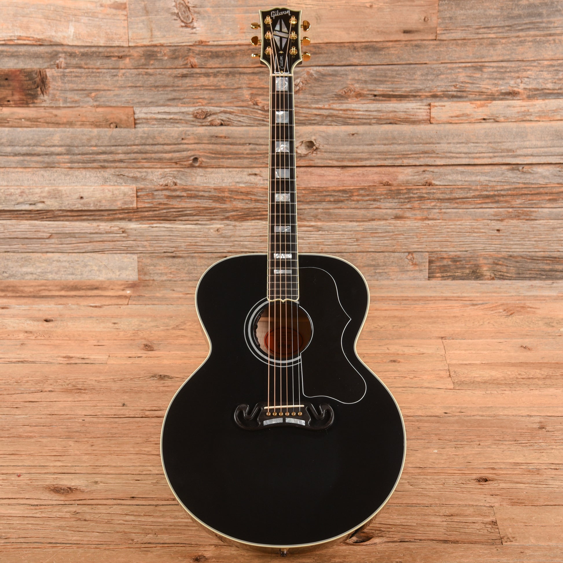 Gibson Gibson Custom Modern SJ-200 Custom Ebony 2024 Acoustic Guitars / Jumbo