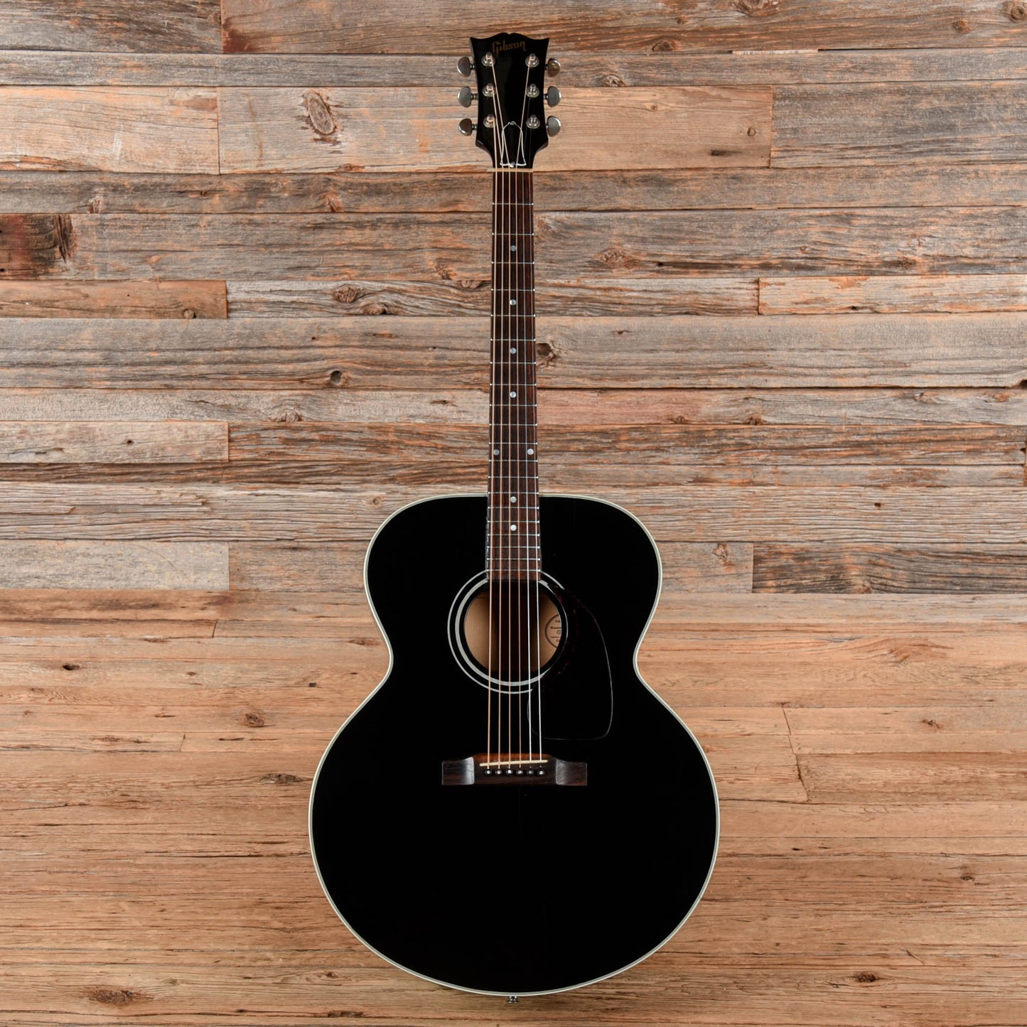 Gibson J-100 Black 1990 Acoustic Guitars / Jumbo
