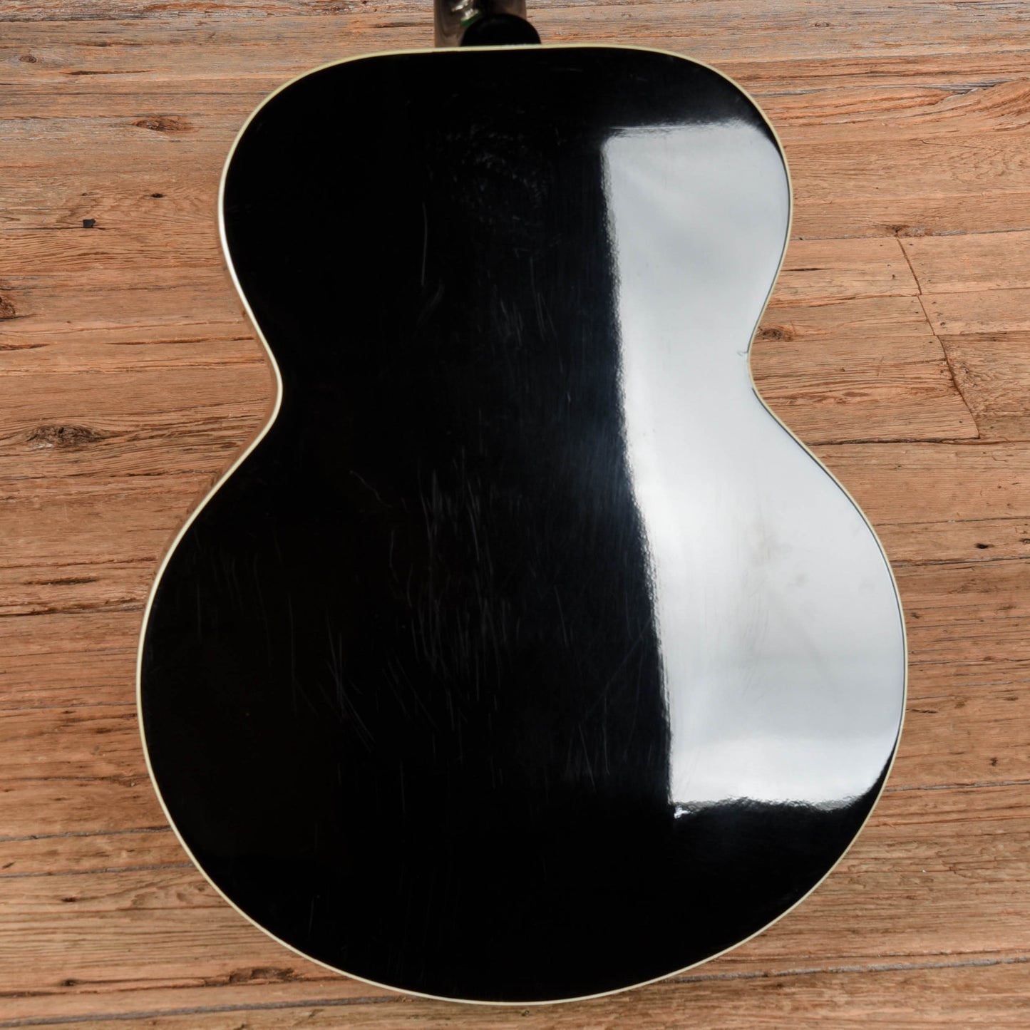 Gibson J-100 Black 1990 Acoustic Guitars / Jumbo