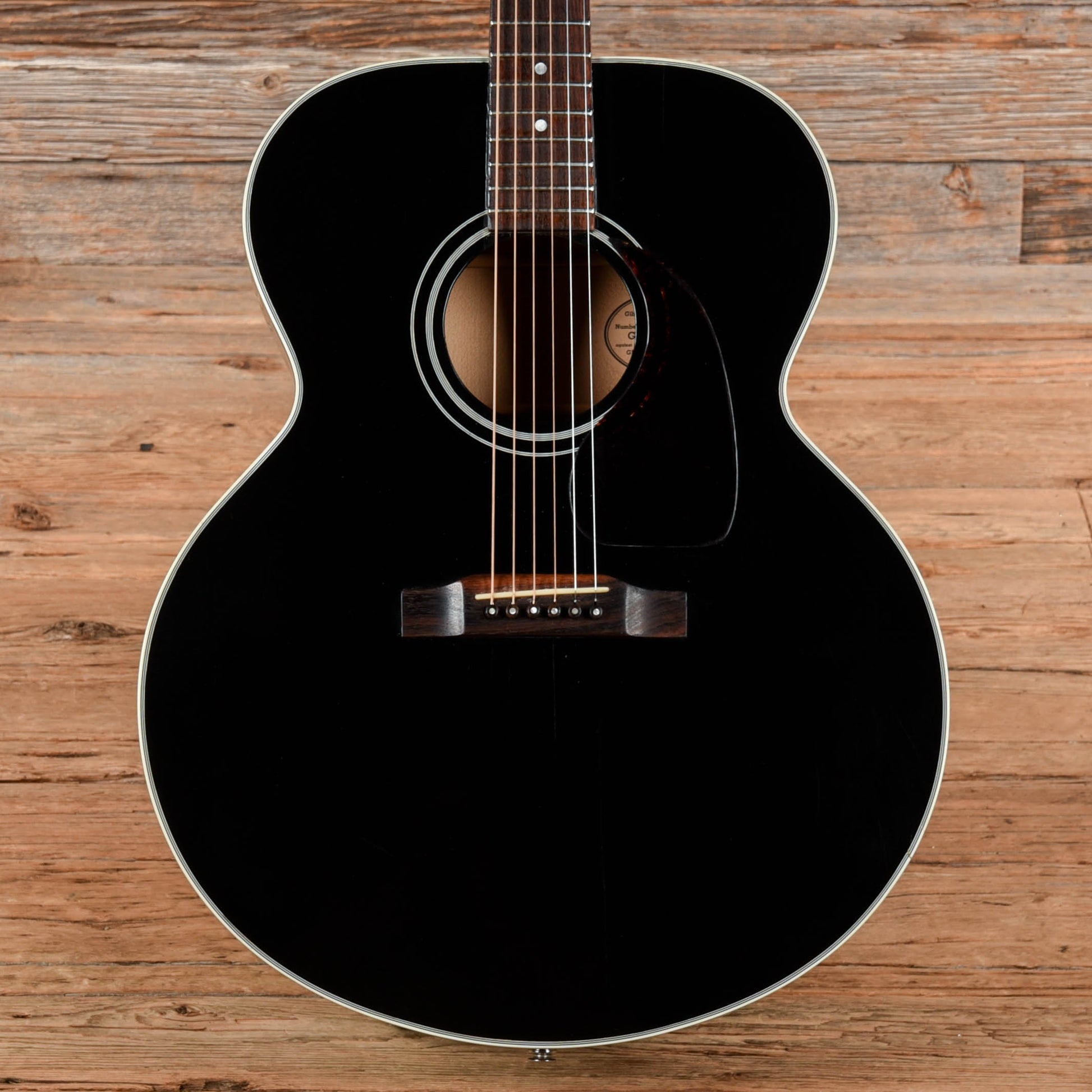 Gibson J-100 Black 1990 Acoustic Guitars / Jumbo