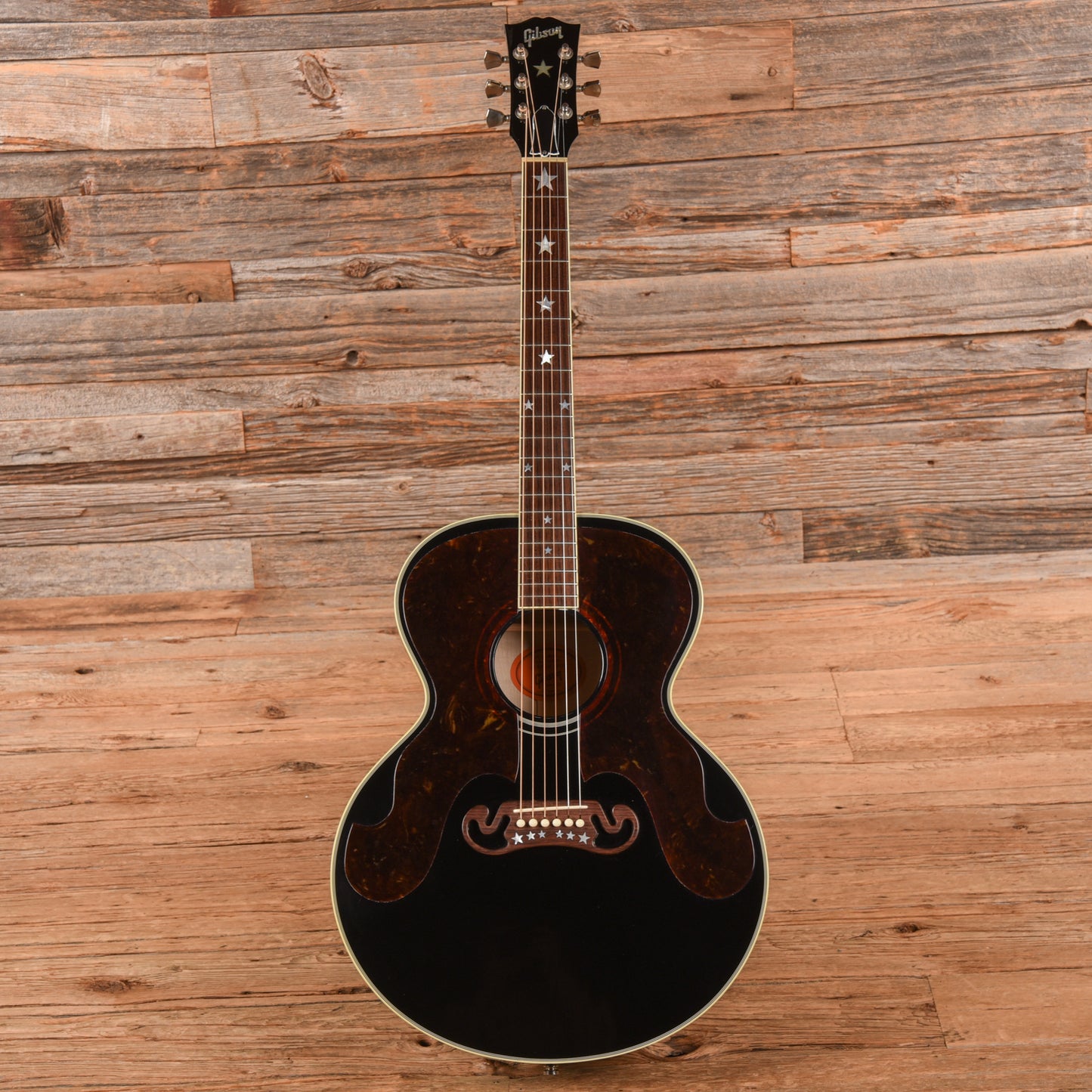 Gibson J-180 Everly Brothers Ebony 2010 Acoustic Guitars / Jumbo