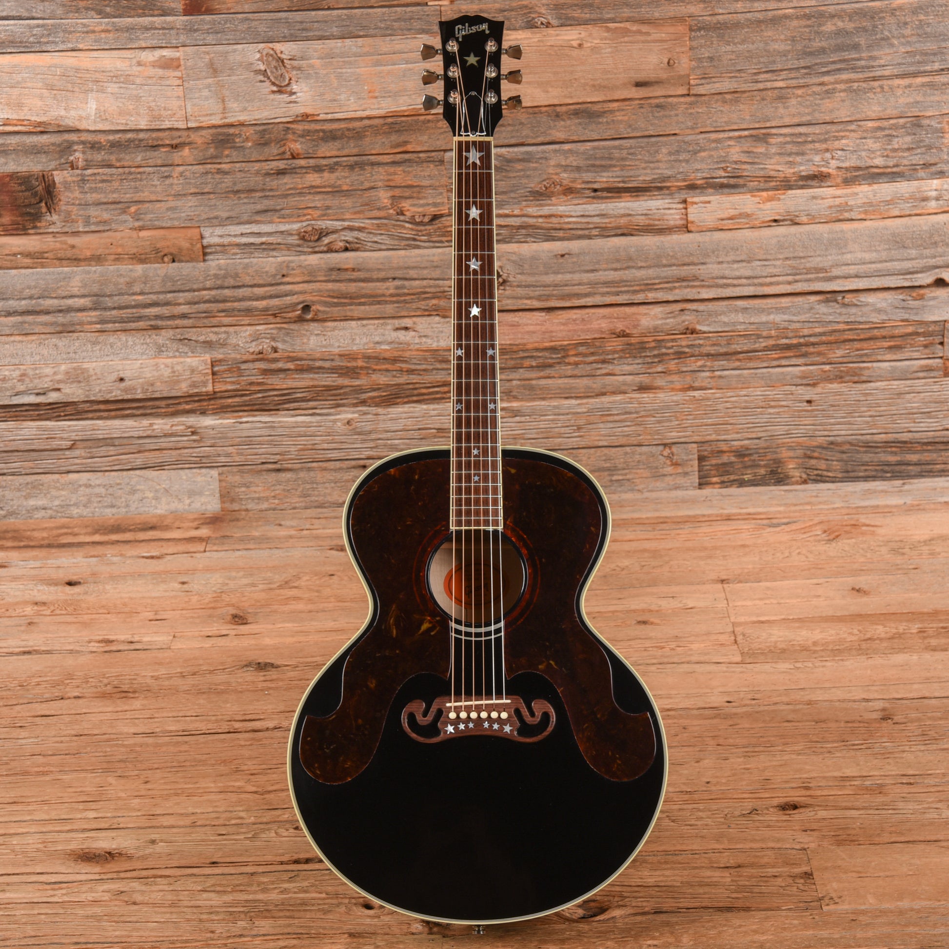 Gibson J-180 Everly Brothers Ebony 2010 Acoustic Guitars / Jumbo