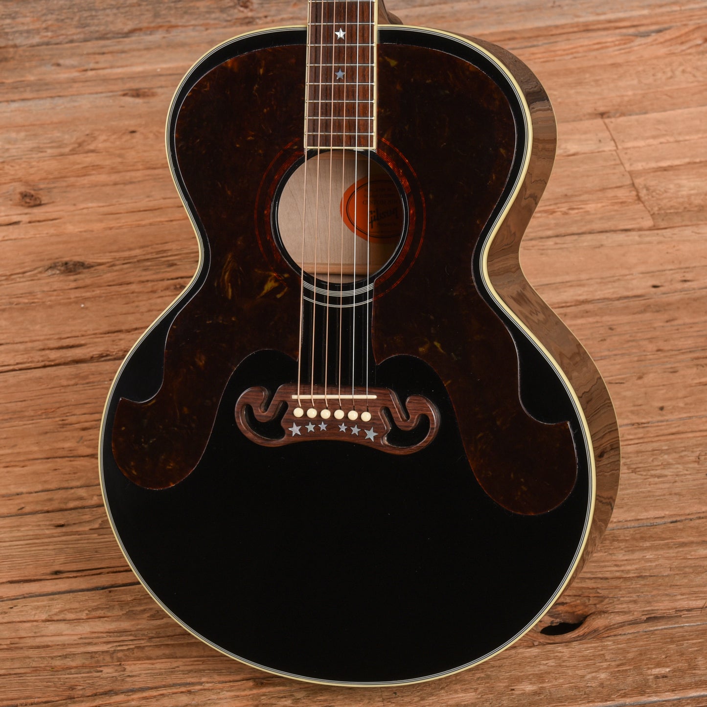 Gibson J-180 Everly Brothers Ebony 2010 Acoustic Guitars / Jumbo