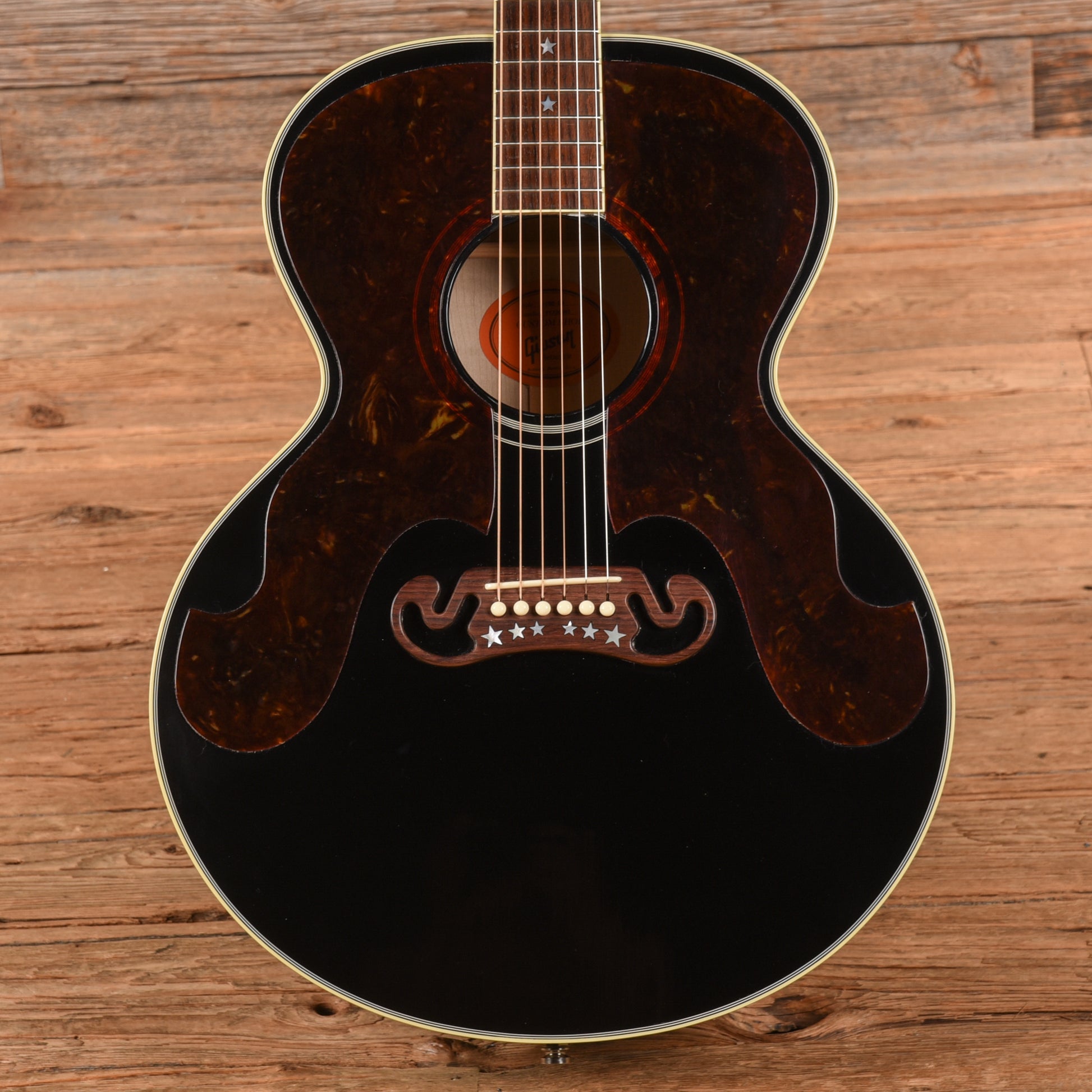 Gibson J-180 Everly Brothers Ebony 2010 Acoustic Guitars / Jumbo