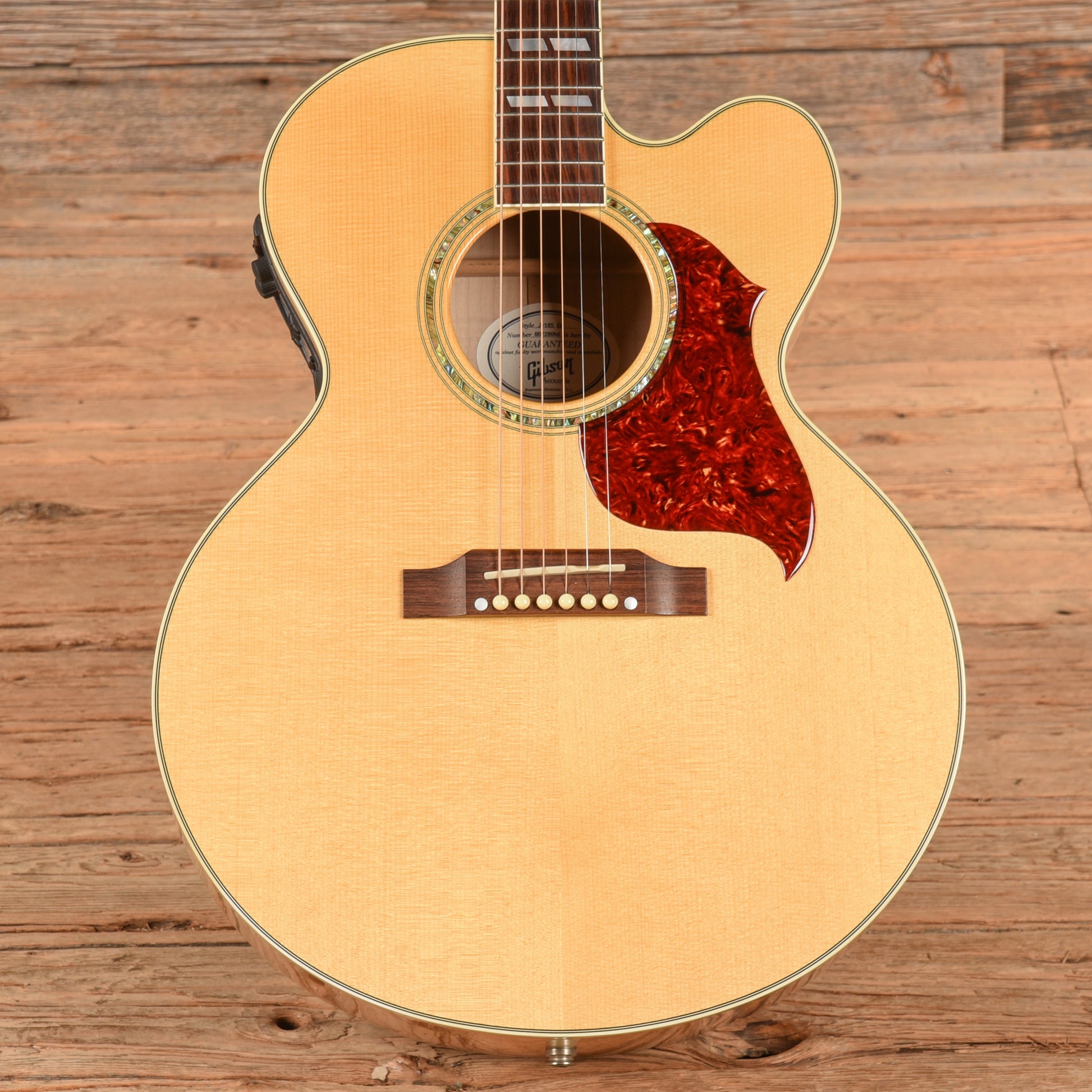 Gibson J-185 EC Antique Natural 2008 Acoustic Guitars / Jumbo