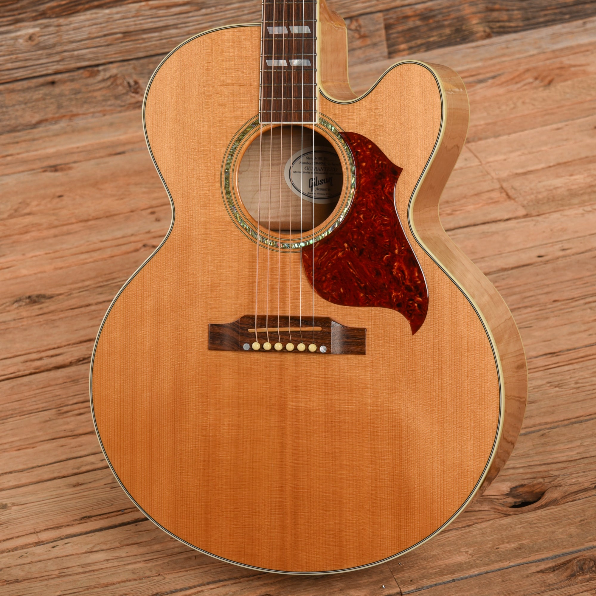 Gibson J-185 EC Natural 2007 Acoustic Guitars / Jumbo