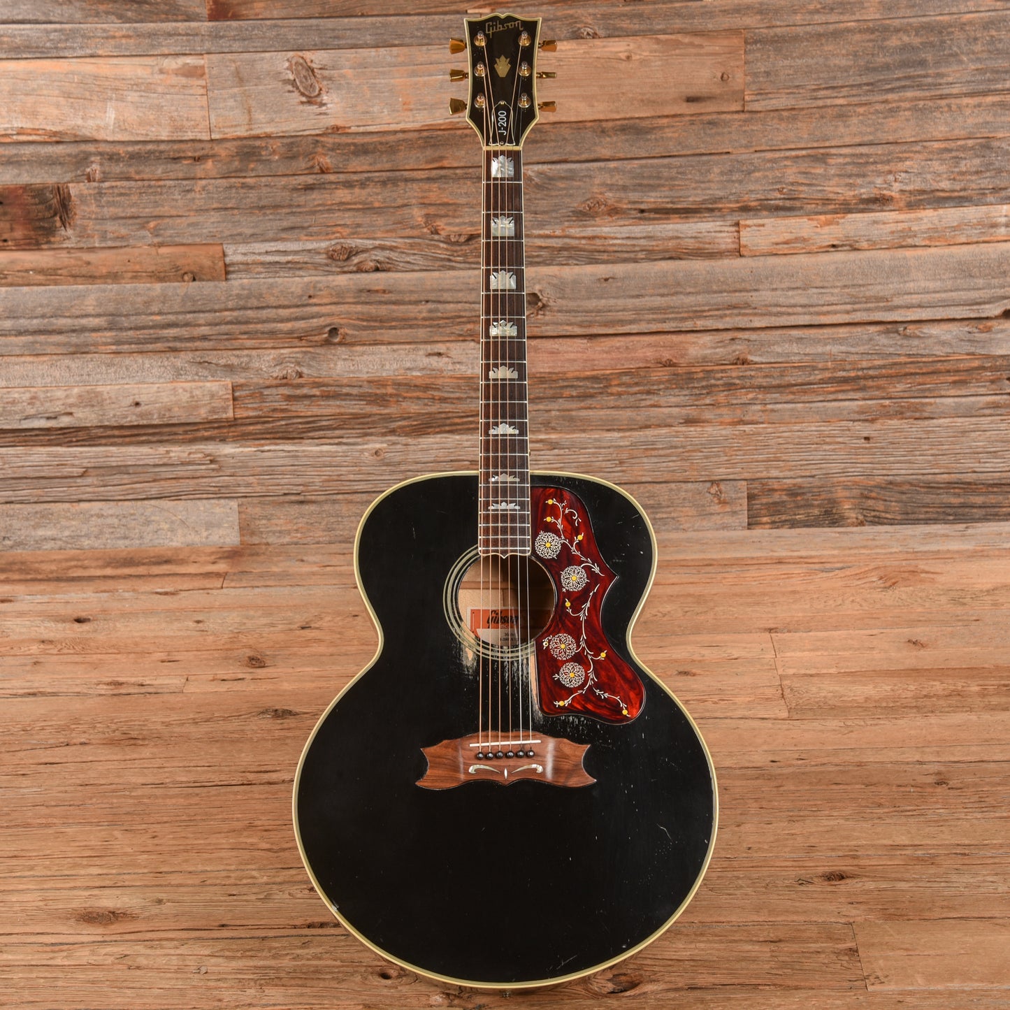 Gibson J-200 Black 1979 Acoustic Guitars / Jumbo