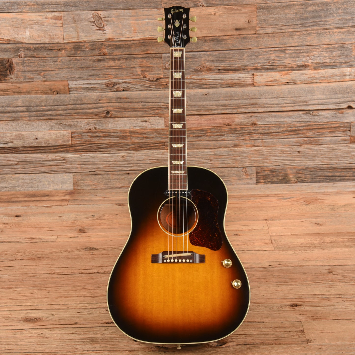 Gibson J160E Sunburst 2000  - Dave Amato of REO Speedwagon Acoustic Guitars / Jumbo