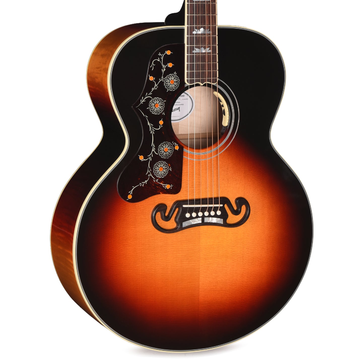 Gibson Modern SJ-200 Standard Maple LEFTY Tri Burst Acoustic Guitars / Jumbo