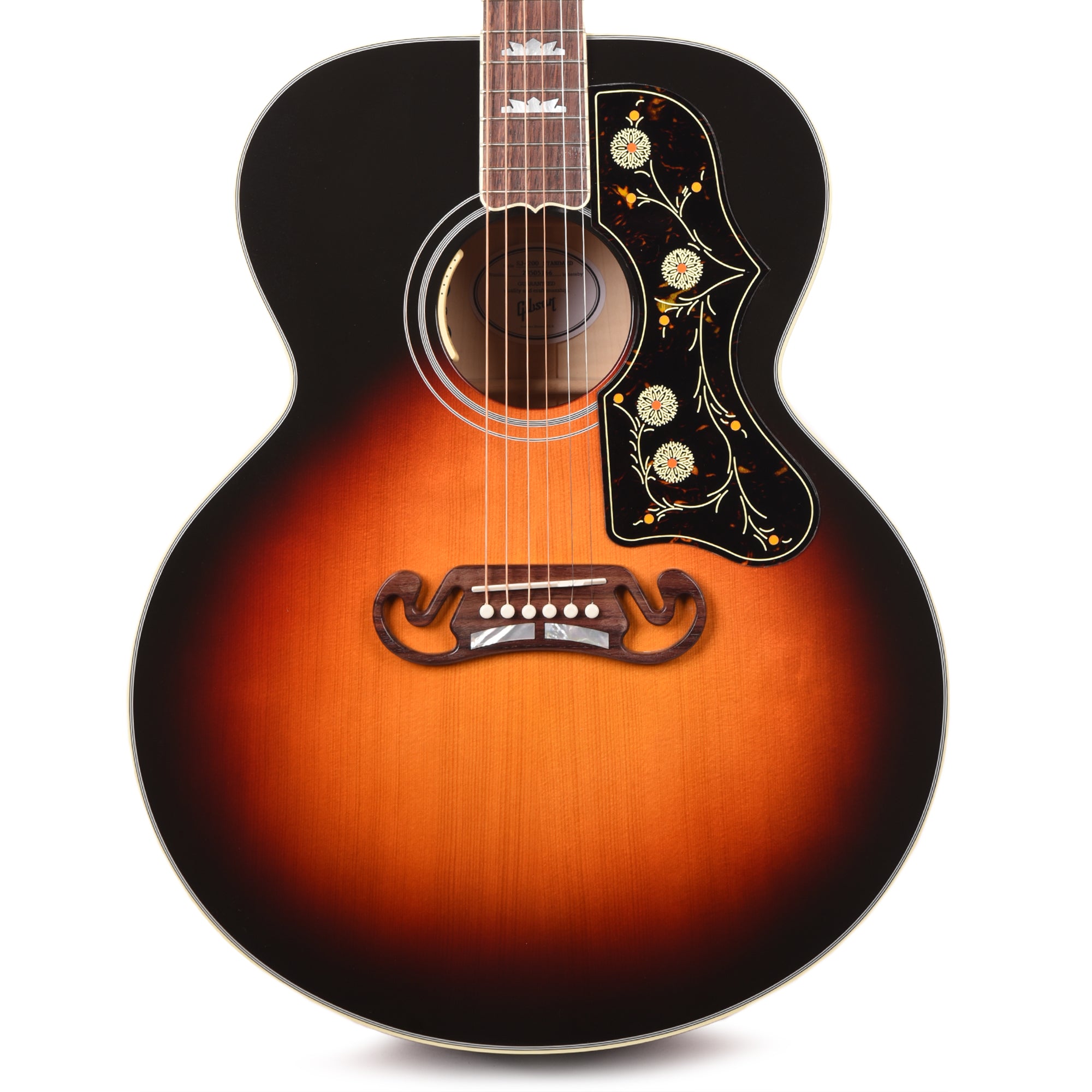 Gen Tri Maple Gibson Modern SJ-200 Standard Maple Tri Burst โ Chicago Music Exchange