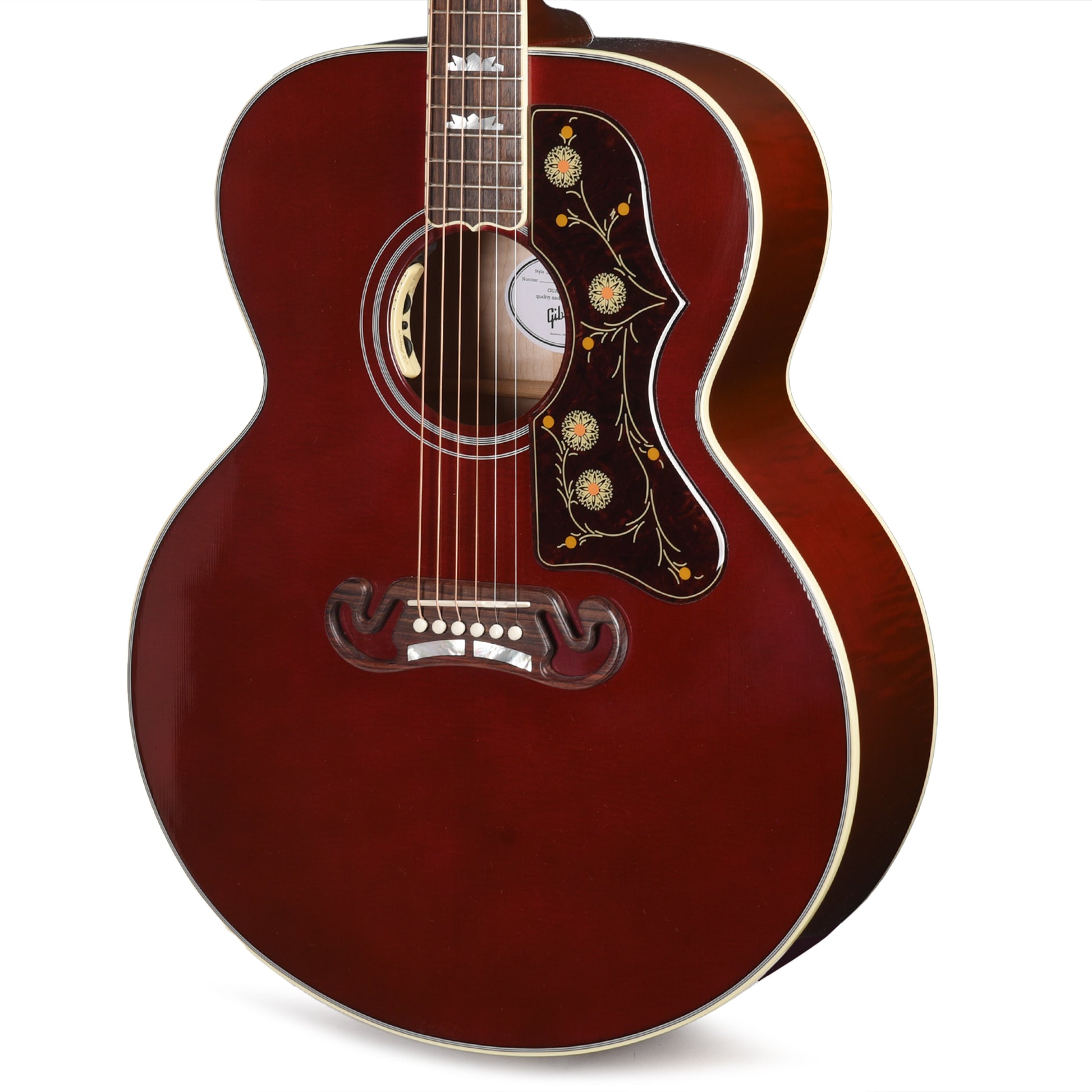 Gibson Modern SJ-200 Standard Maple Wine Red Acoustic Guitars / Jumbo