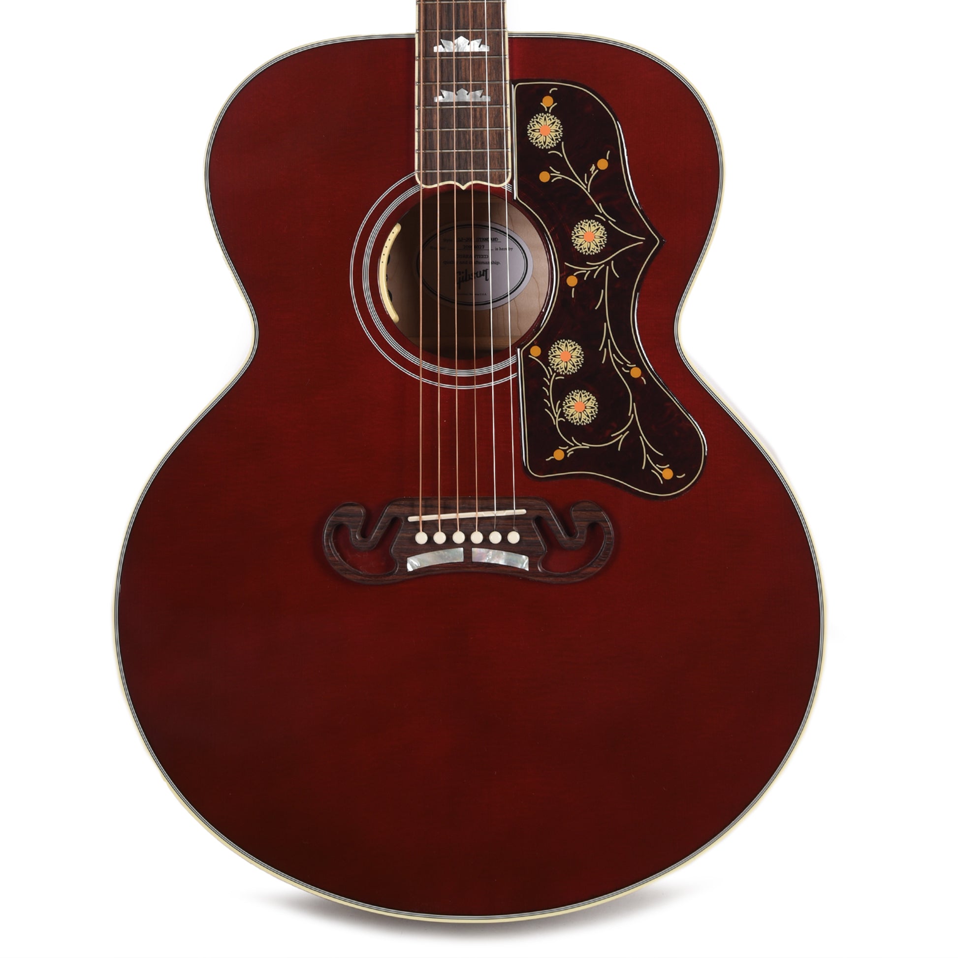 Gibson Modern SJ-200 Standard Maple Wine Red Acoustic Guitars / Jumbo