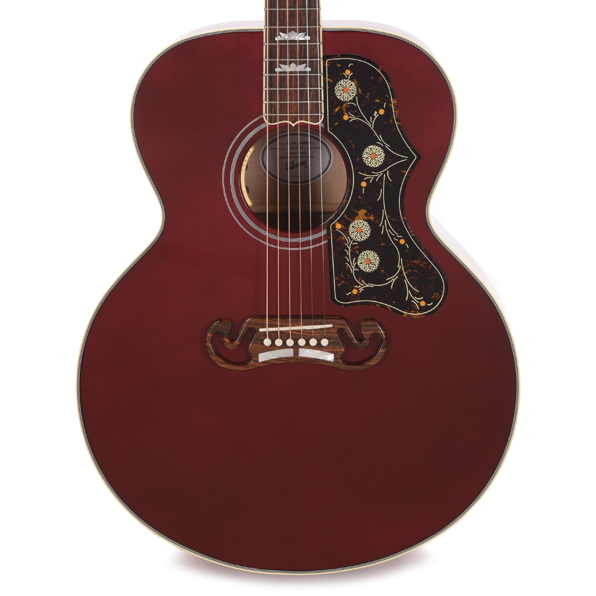 Gibson Modern SJ-200 Standard Maple Wine Red Acoustic Guitars / Jumbo