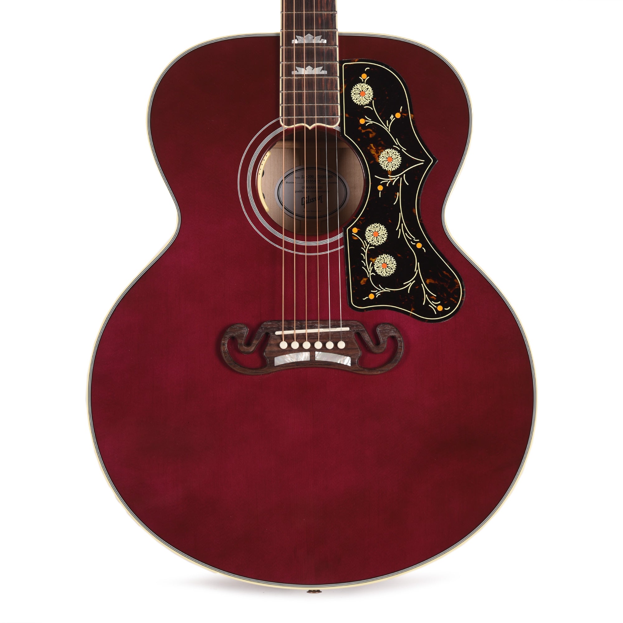 Gibson Modern SJ-200 Standard Maple Wine Red Acoustic Guitars / Jumbo