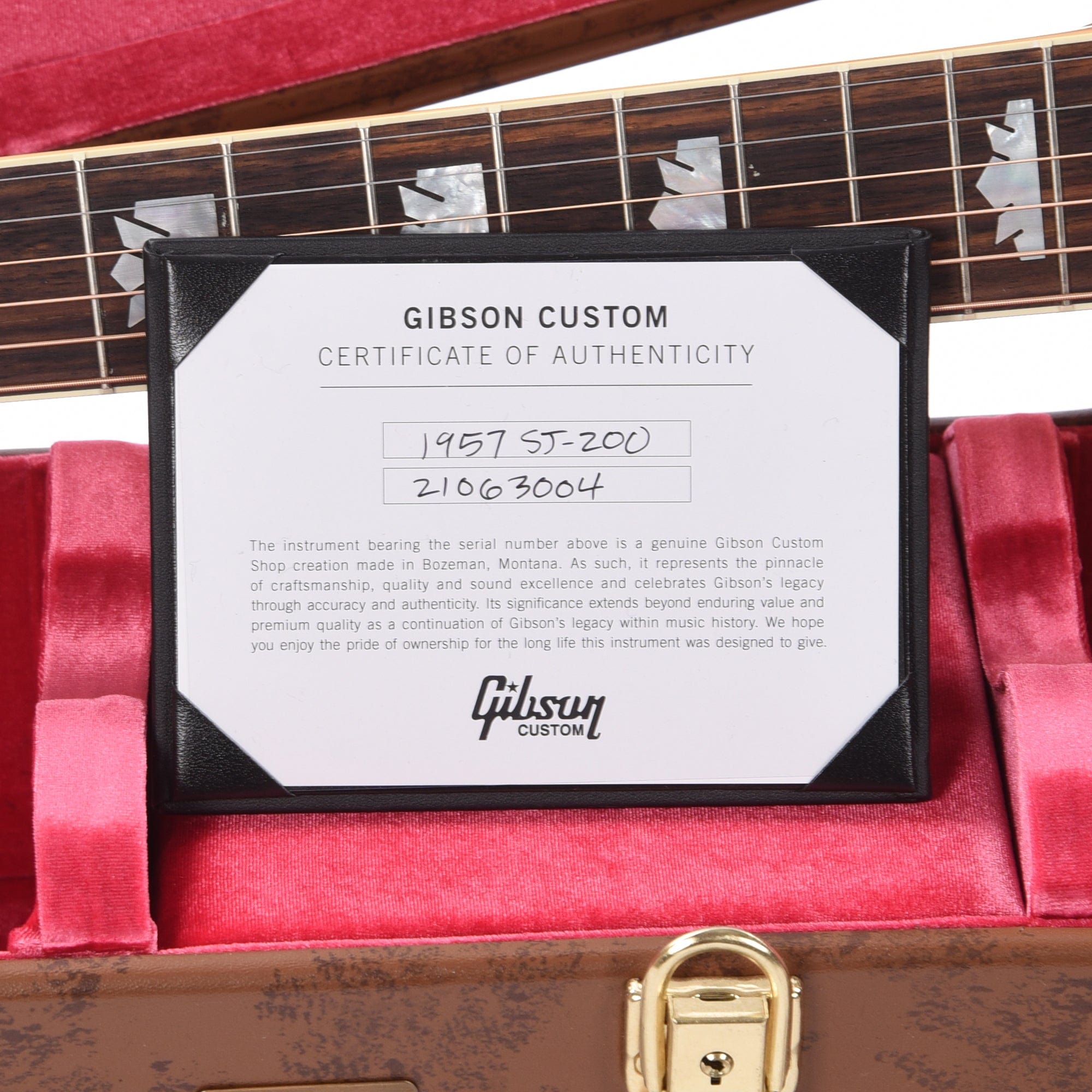Gibson Montana Custom Shop Historic Reissue 1957 SJ-200 Antique Natural Acoustic Guitars / Jumbo