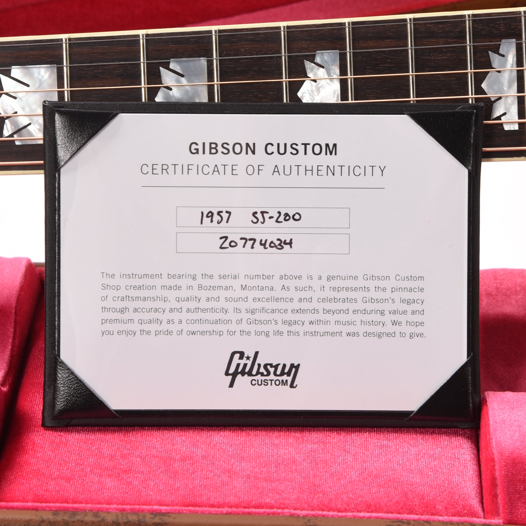 Gibson Montana Custom Shop Historic Reissue 1957 SJ-200 Antique Natural Acoustic Guitars / Jumbo