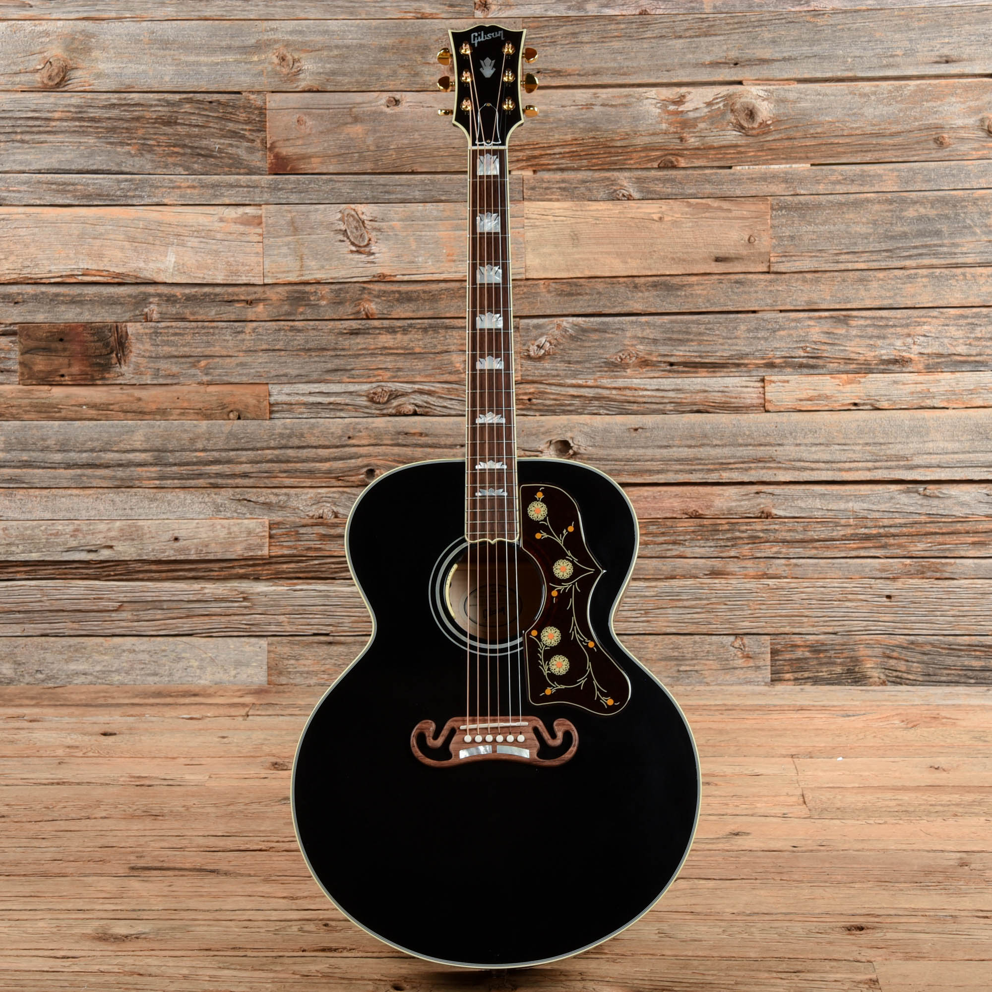 Gibson SJ-200 Standard Ebony 2019 Acoustic Guitars / Jumbo