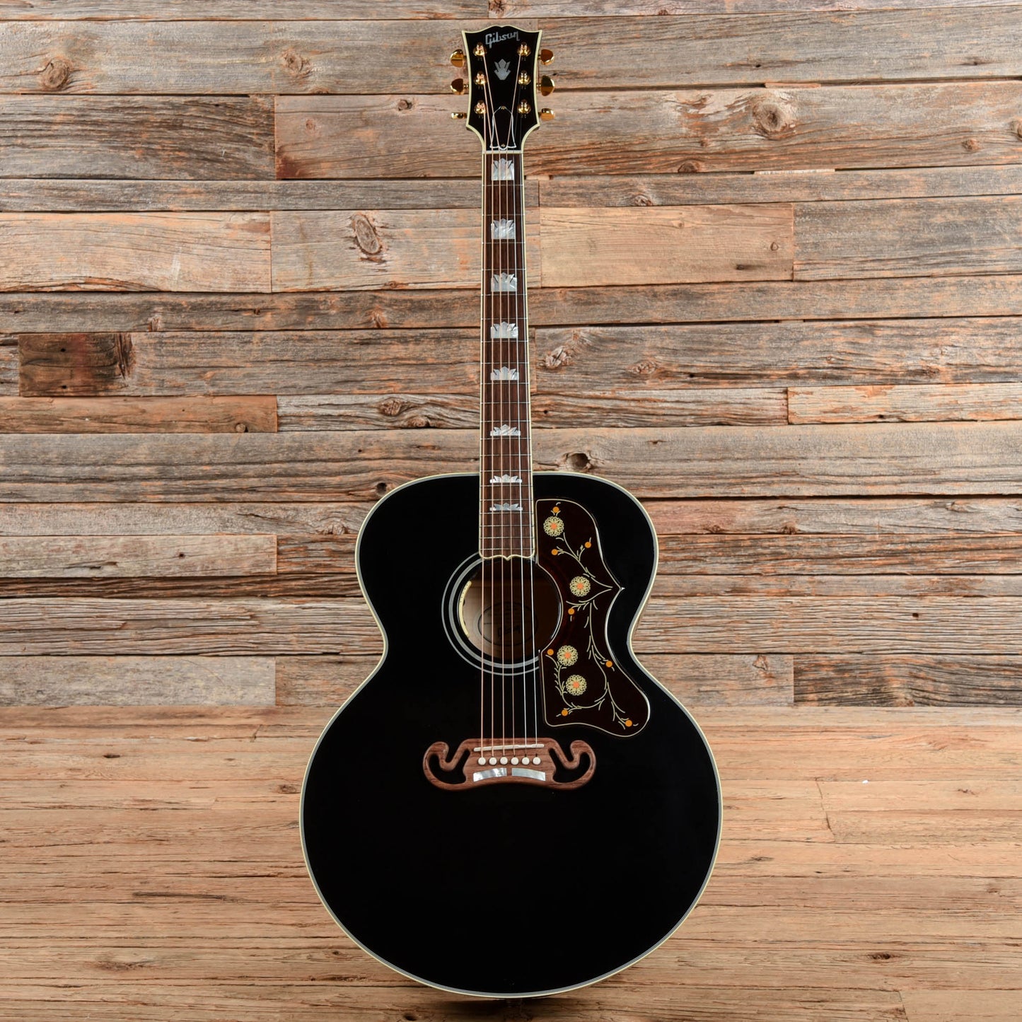 Gibson SJ-200 Standard Ebony 2019 Acoustic Guitars / Jumbo