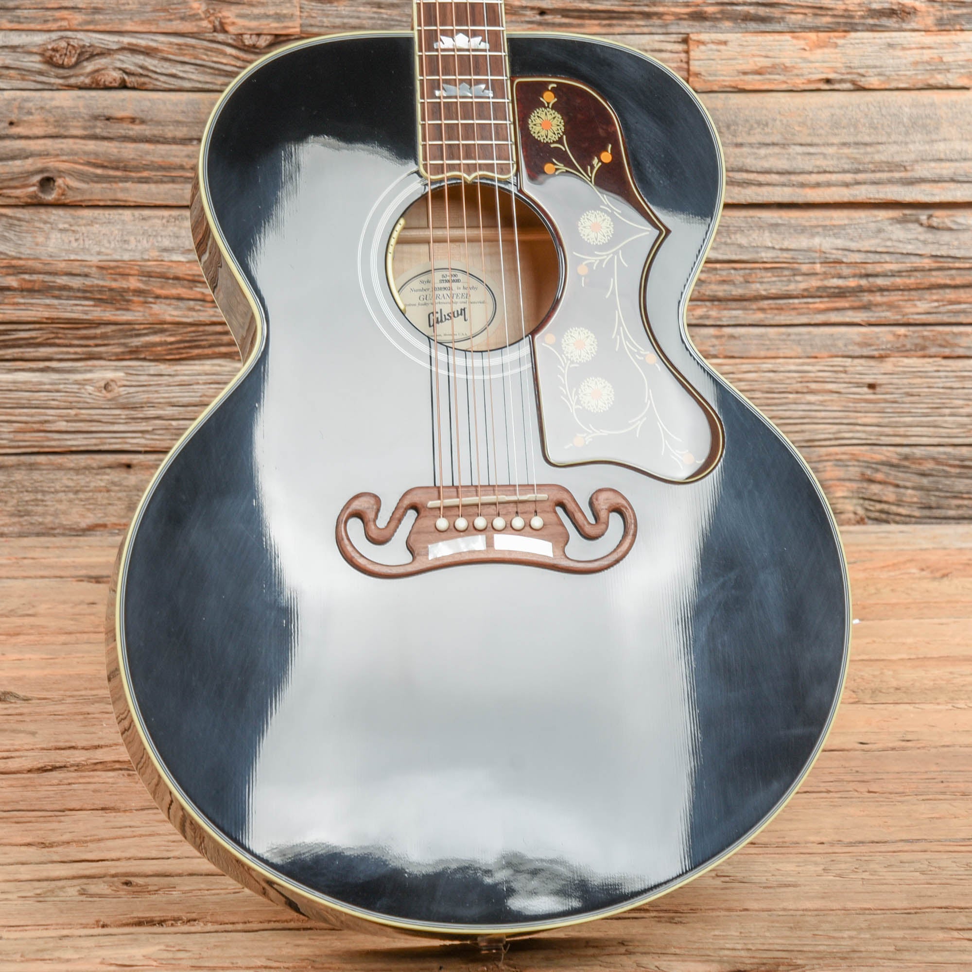 Gibson SJ-200 Standard Ebony 2019 Acoustic Guitars / Jumbo