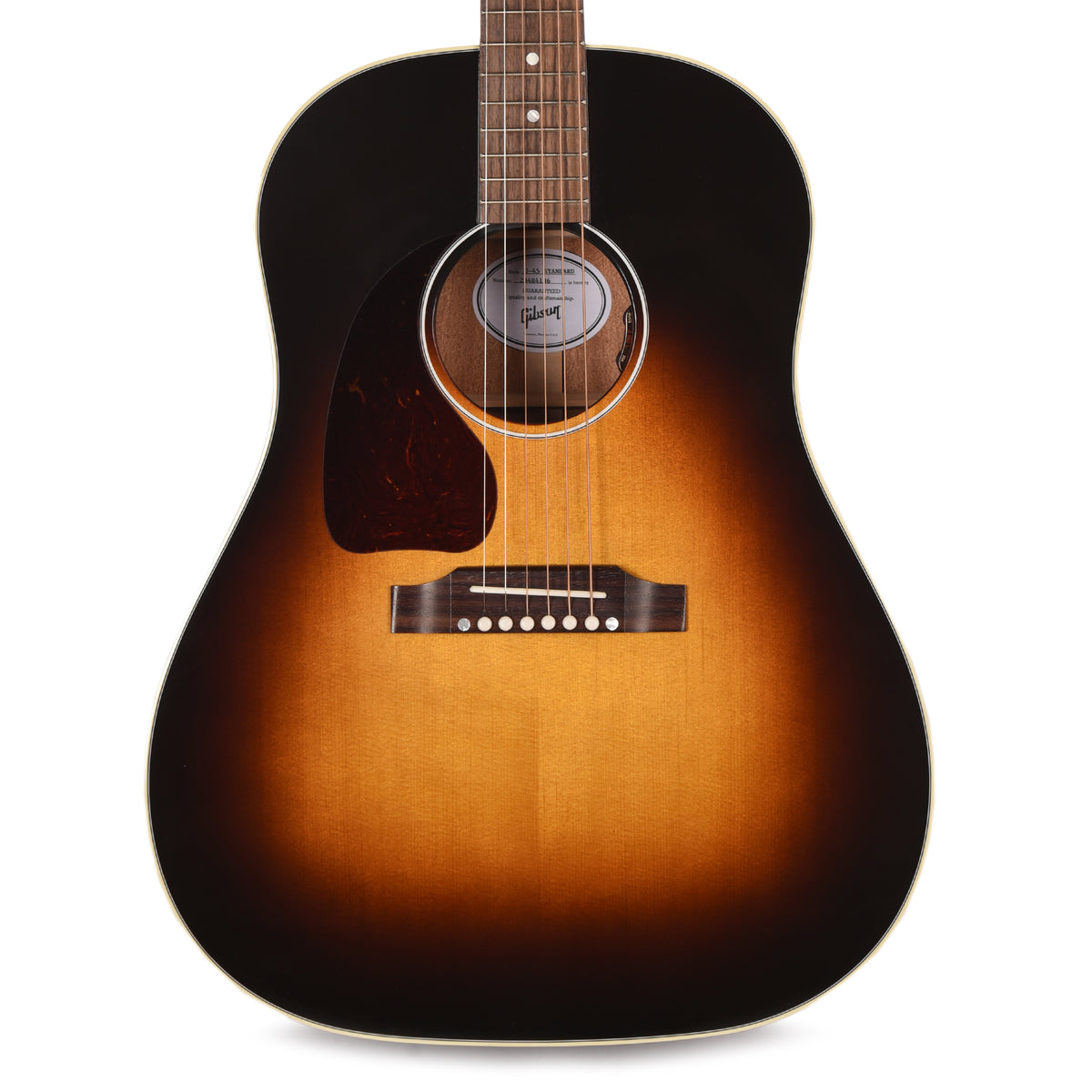Gibson Modern J-45 Standard LEFTY Vintage Sunburst – Chicago Music Exchange