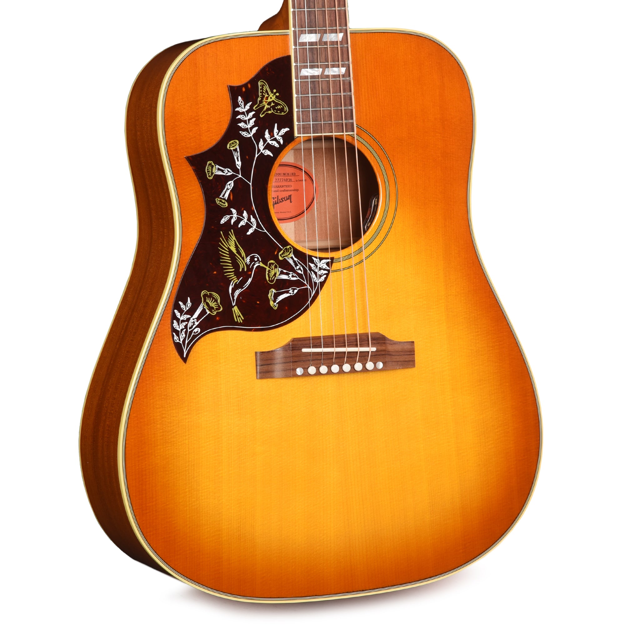 Gibson Original Hummingbird LEFTY Heritage Cherry Sunburst Acoustic Guitars / Left-Handed