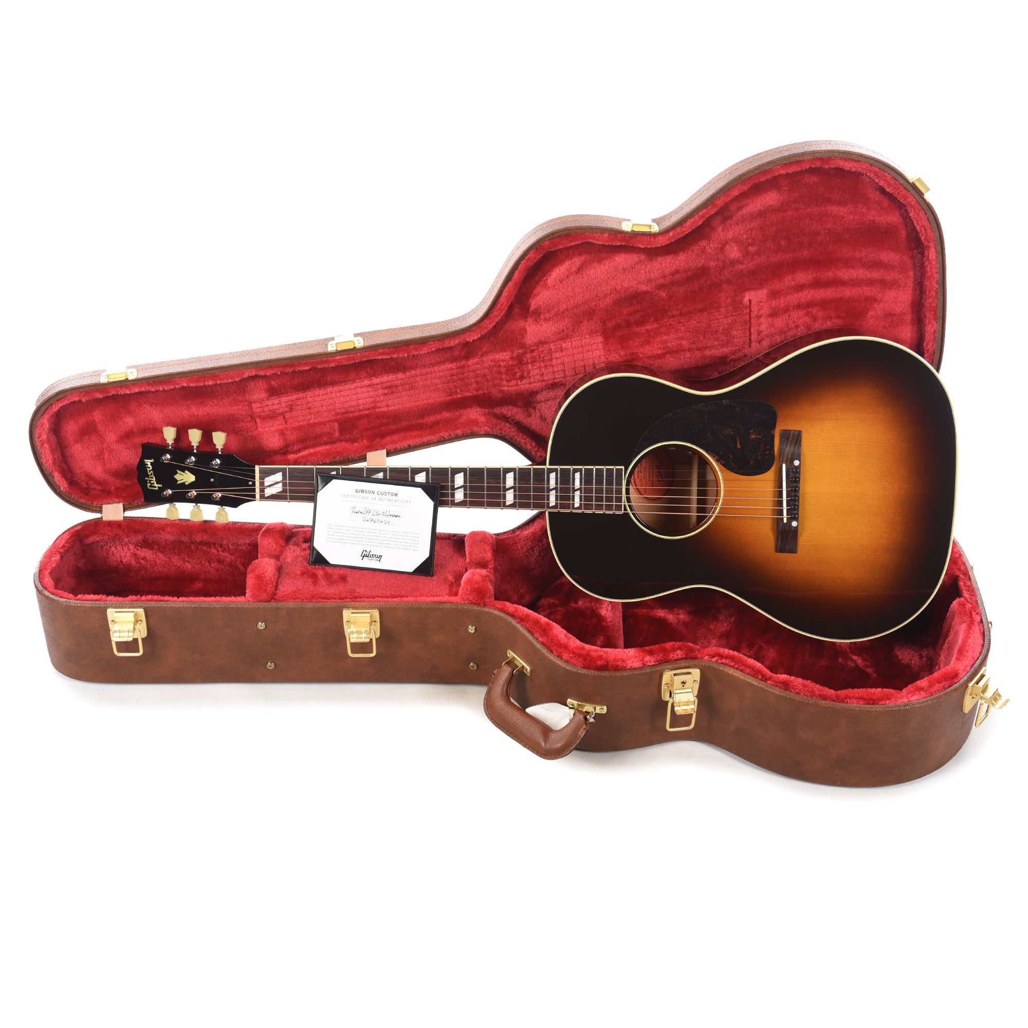 Gibson Artist Nathaniel Rateliff Signature LG-2 Western Vintage Sunburst Acoustic Guitars / Parlor
