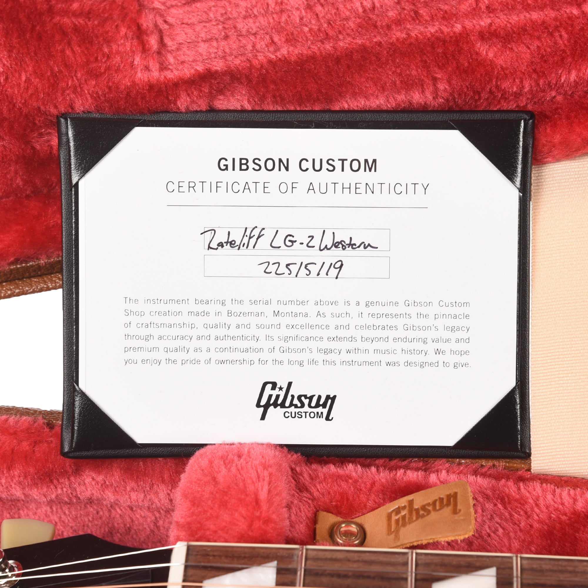 Gibson Artist Nathaniel Rateliff Signature LG-2 Western Vintage Sunburst Acoustic Guitars / Parlor