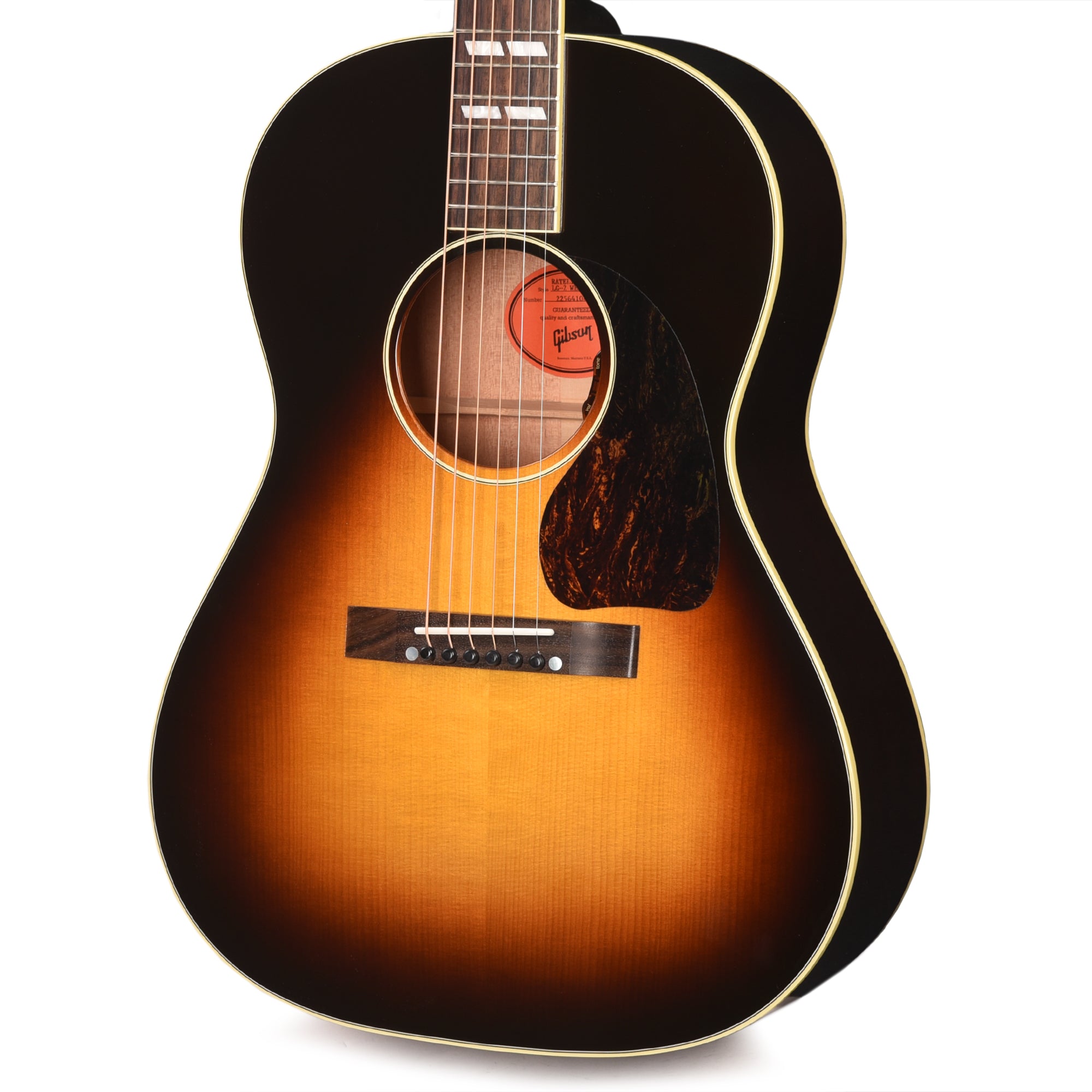 Gibson Artist Nathaniel Rateliff Signature LG-2 Western Vintage Sunburst Acoustic Guitars / Parlor