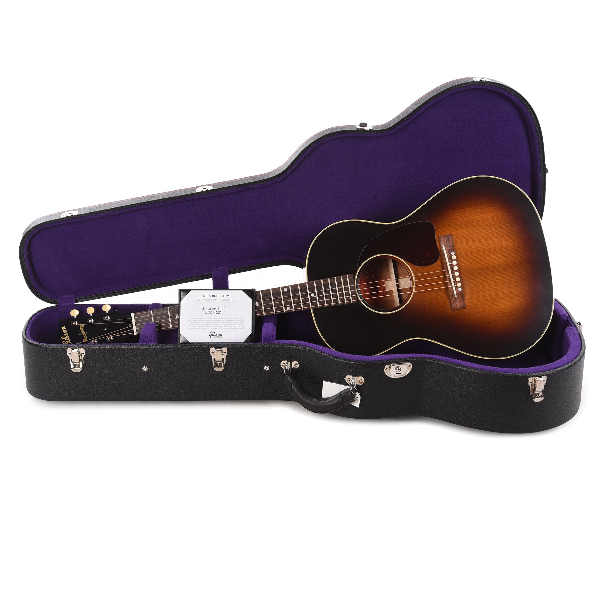Gibson Custom Shop Historic Reissue 1942 Banner LG-2 Vintage Sunburst Acoustic Guitars / Parlor