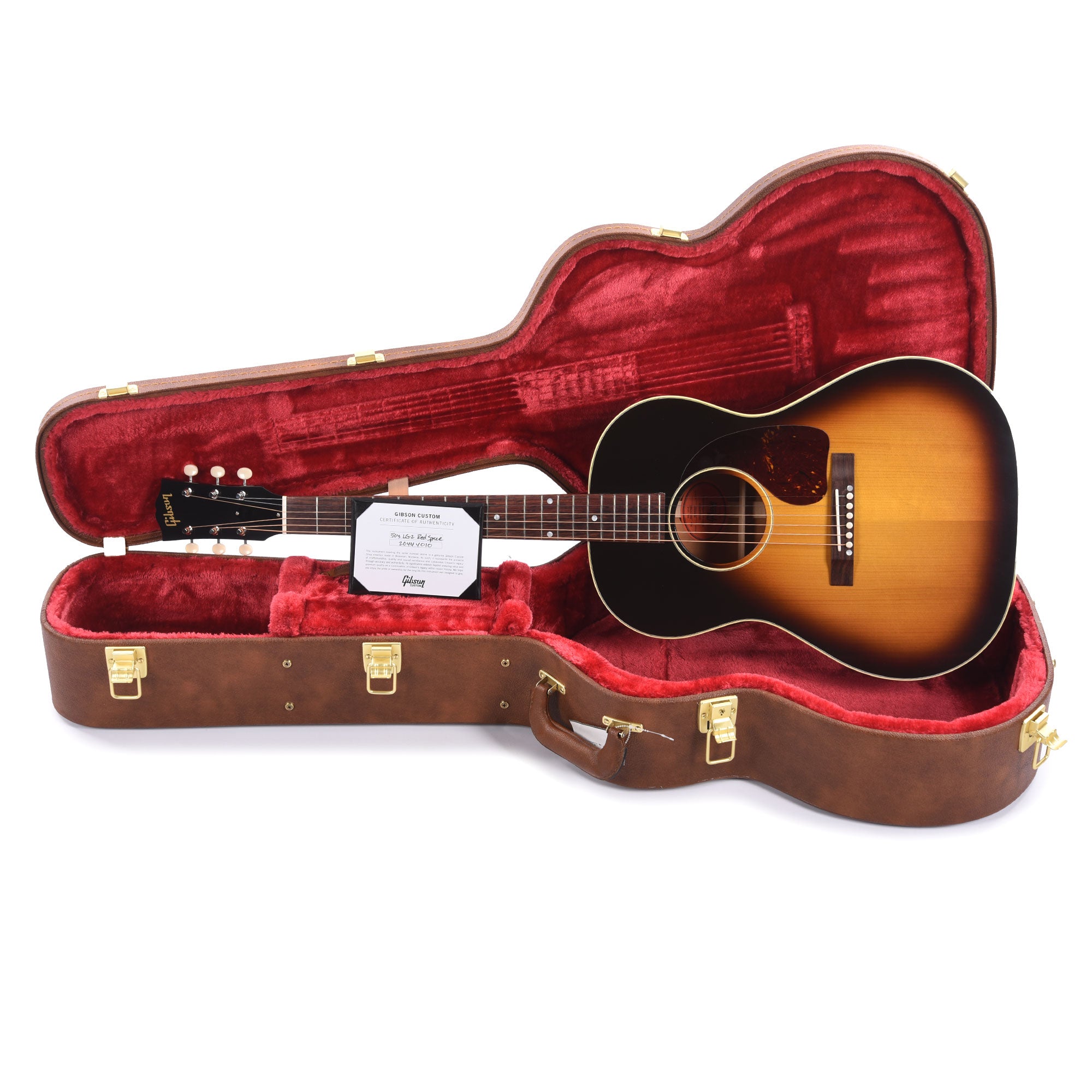 Gibson Original 50's LG-2 Original Vintage Sunburst Tight Burst Adirondack Spruce VOS Acoustic Guitars / Parlor