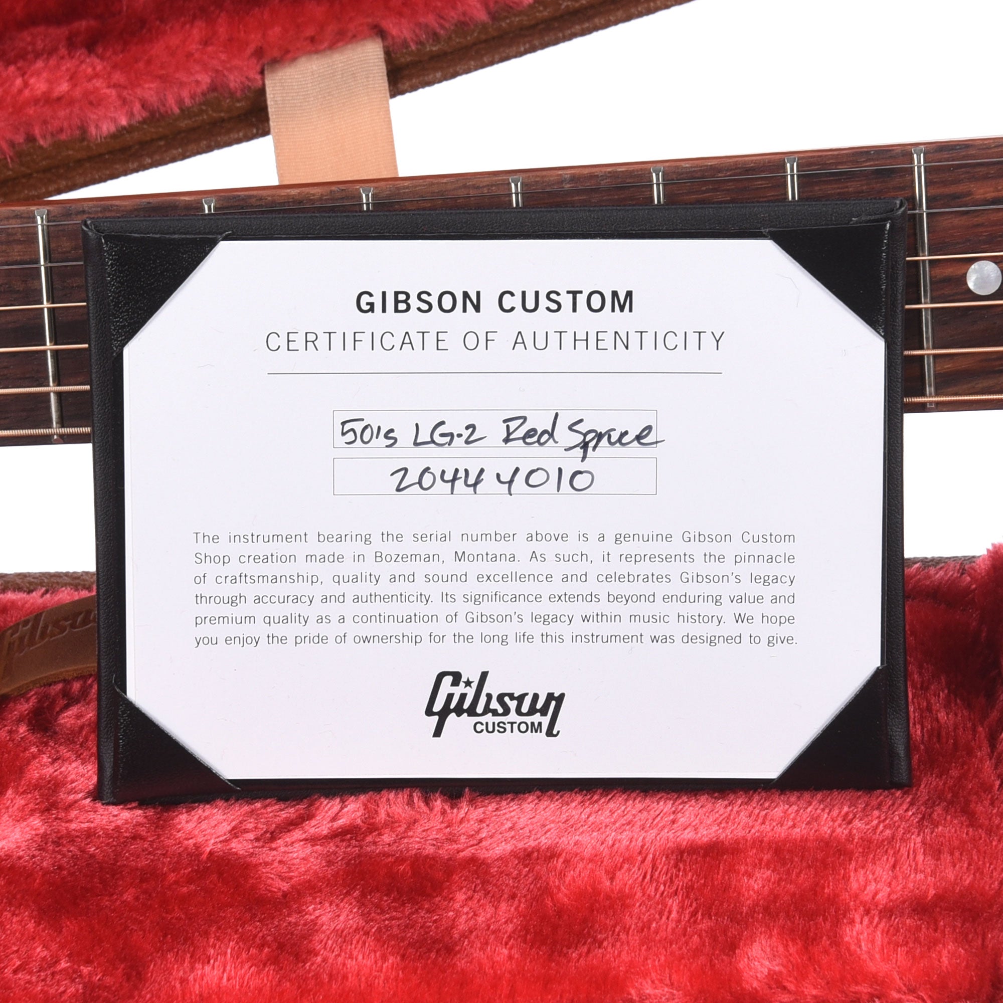 Gibson Original 50's LG-2 Original Vintage Sunburst Tight Burst Adirondack Spruce VOS Acoustic Guitars / Parlor