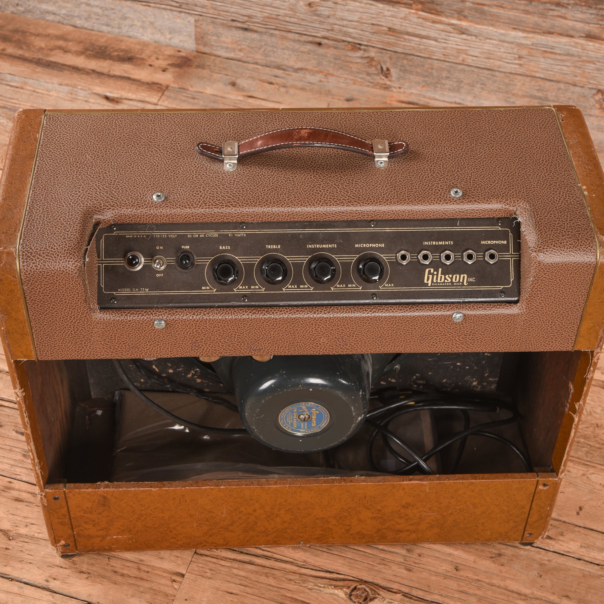 Gibson GA-75W 1x15 Combo  1952 Amps / Guitar Amps / Guitar Cabinets
