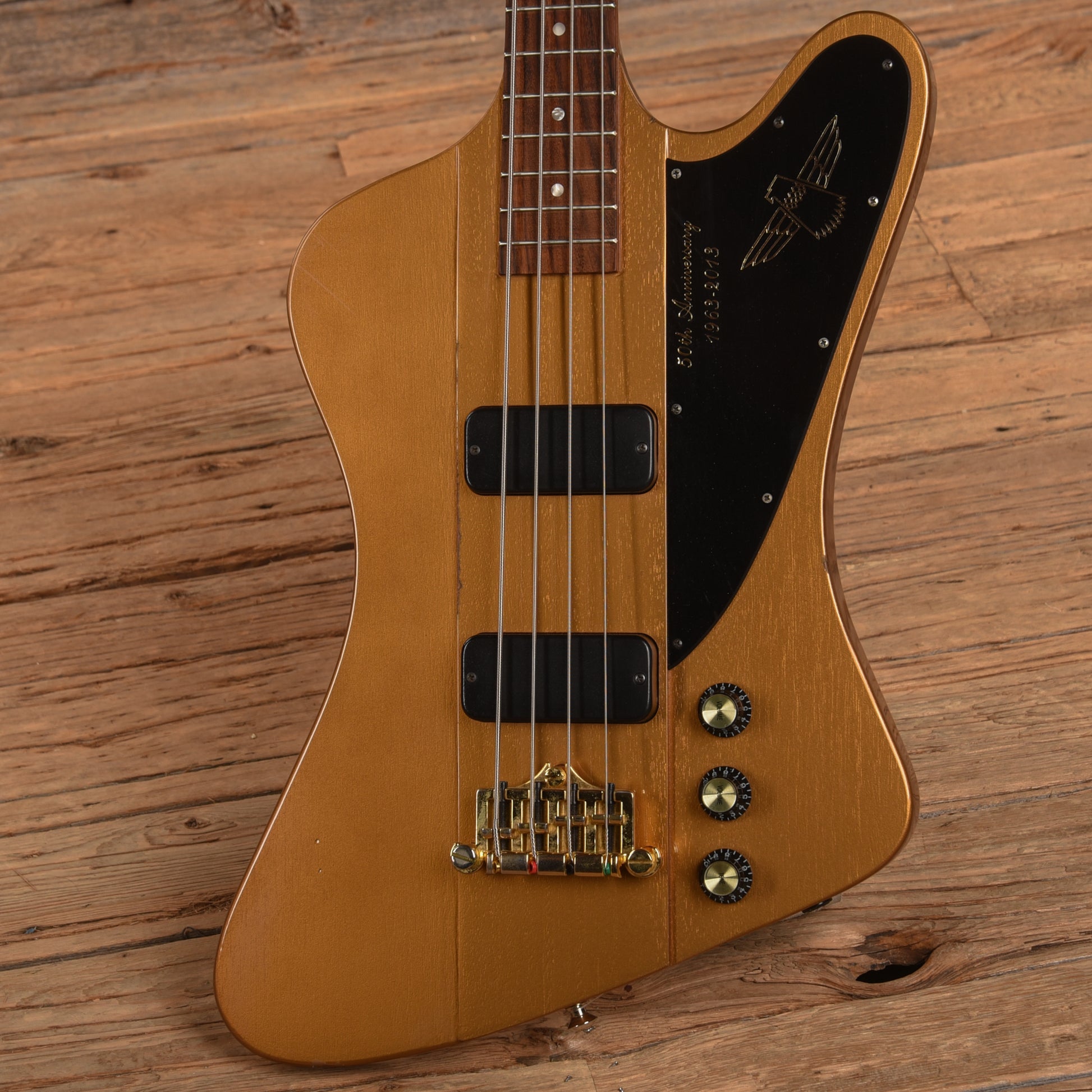 Gibson 50th Anniversary Thunderbird Bullion Gold 2013 Bass Guitars / 4-String