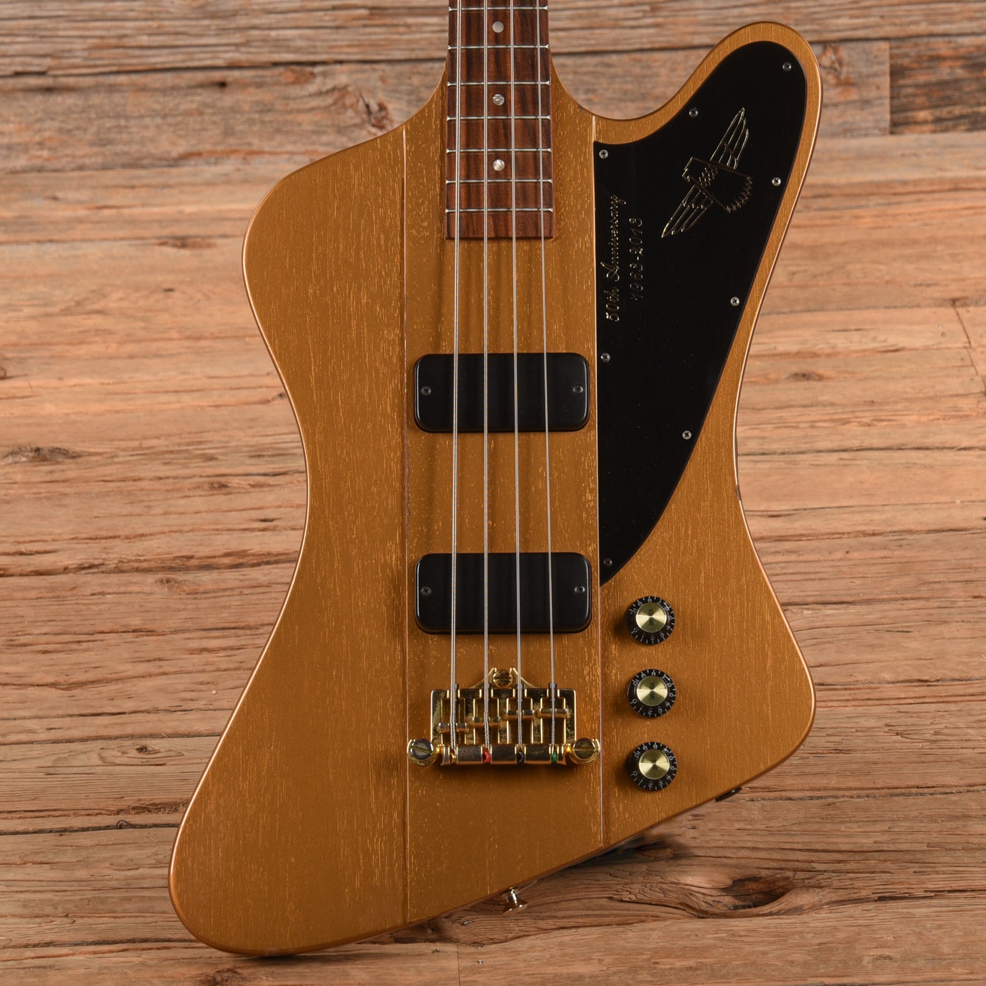 Gibson 50th Anniversary Thunderbird Bullion Gold 2013 Bass Guitars / 4-String