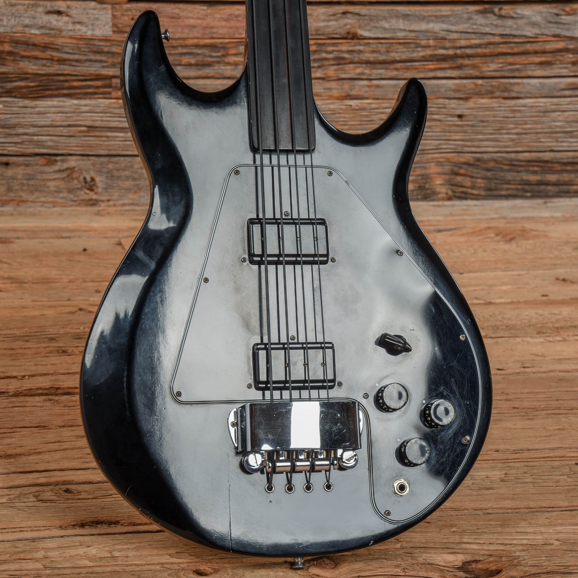 Gibson Ripper Bridge Gibson Fretless Ripper Black 1979 – Chicago Music Exchange