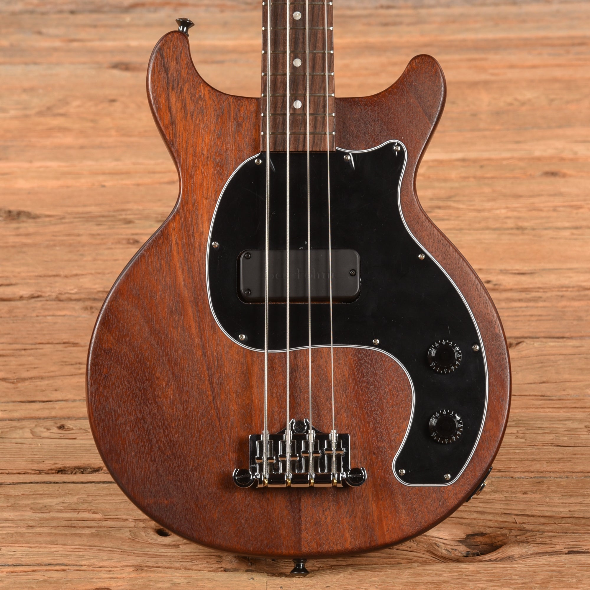 Gibson Les Paul Junior Tribute DC Bass Worn Brown 2022 Bass Guitars / 4-String